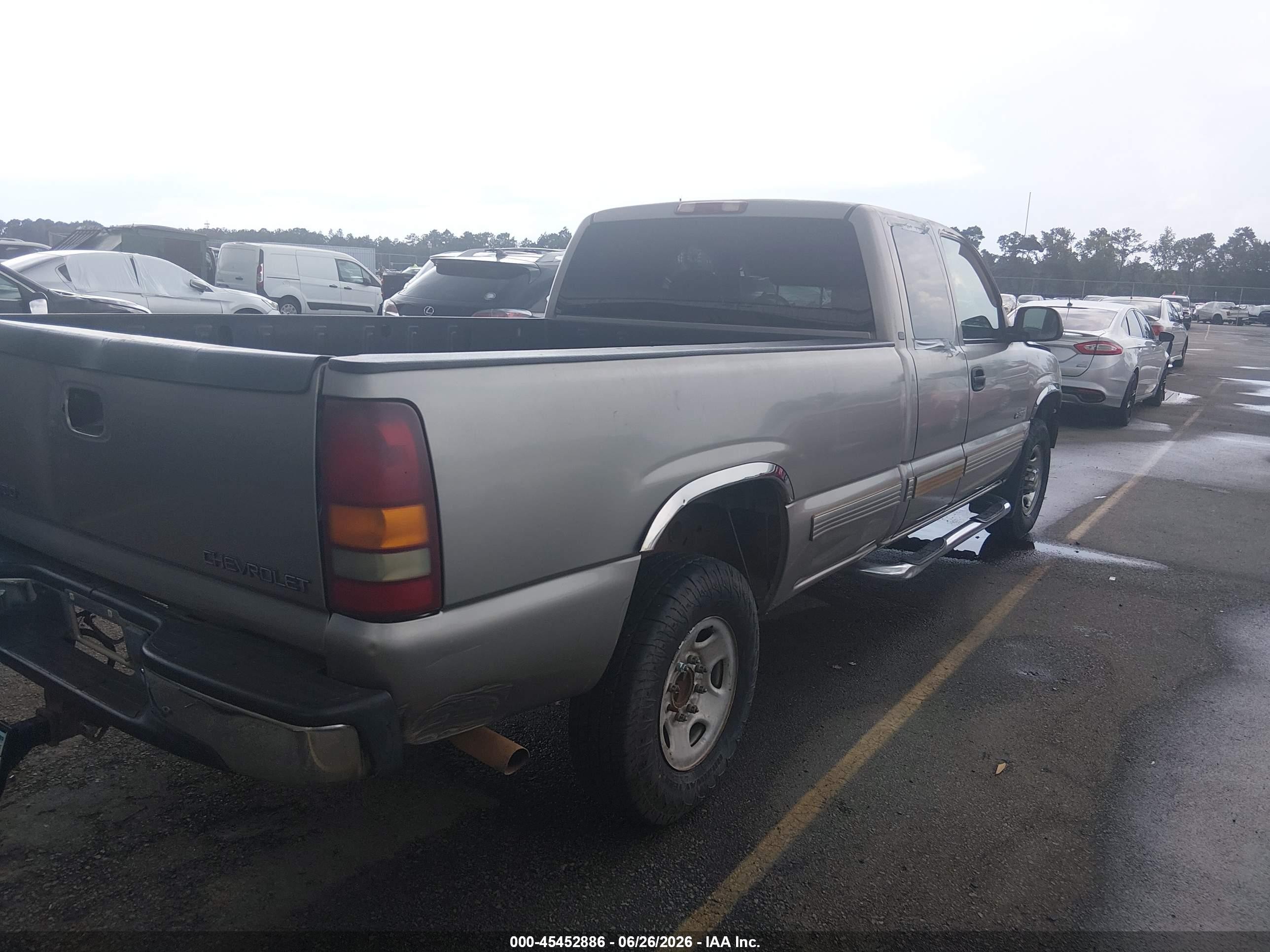 2000 Chevrolet Silverado 2500 Ls Tan vin: 1GCGC29U7YE416729