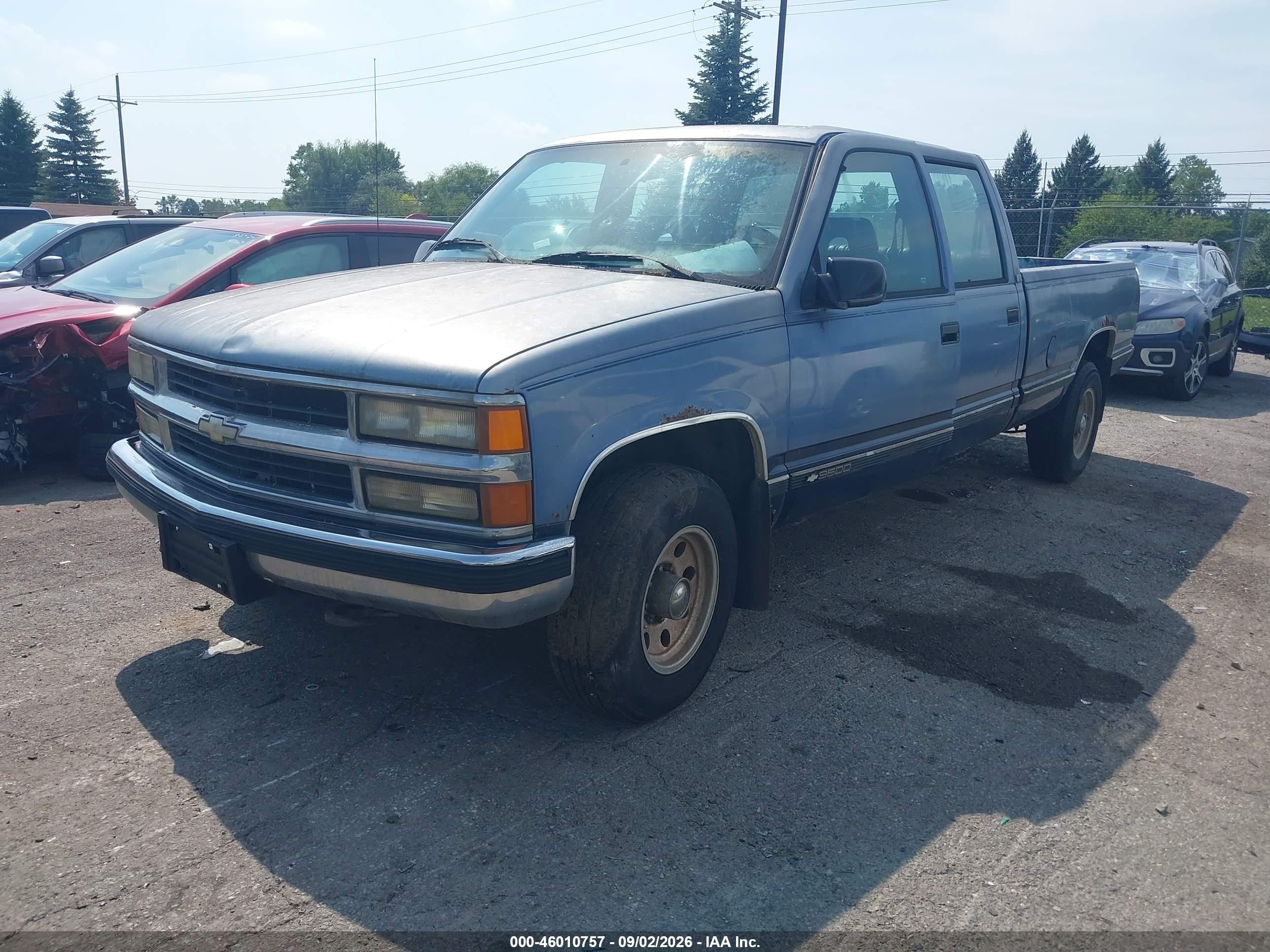 1994 Chevrolet Gmt-400 C3500 Blue vin: 1GCGC33K3RJ389132