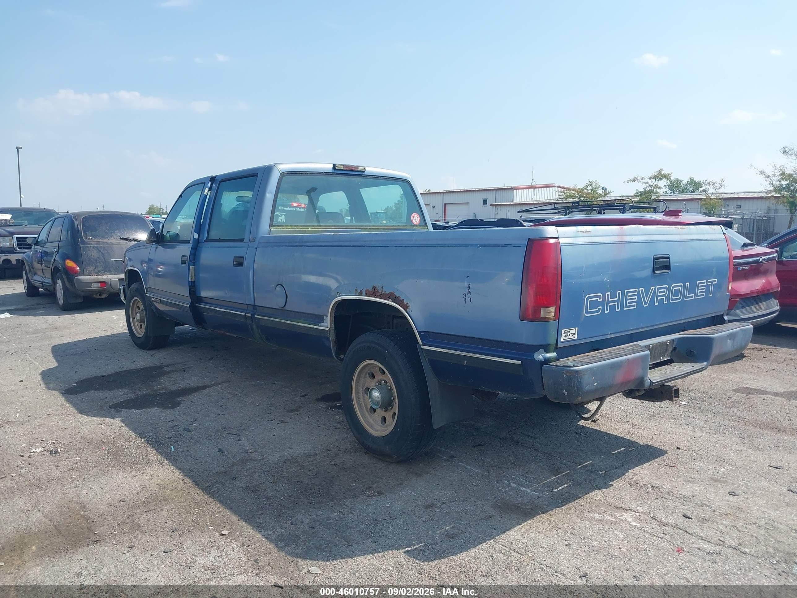1994 Chevrolet Gmt-400 C3500 Blue vin: 1GCGC33K3RJ389132
