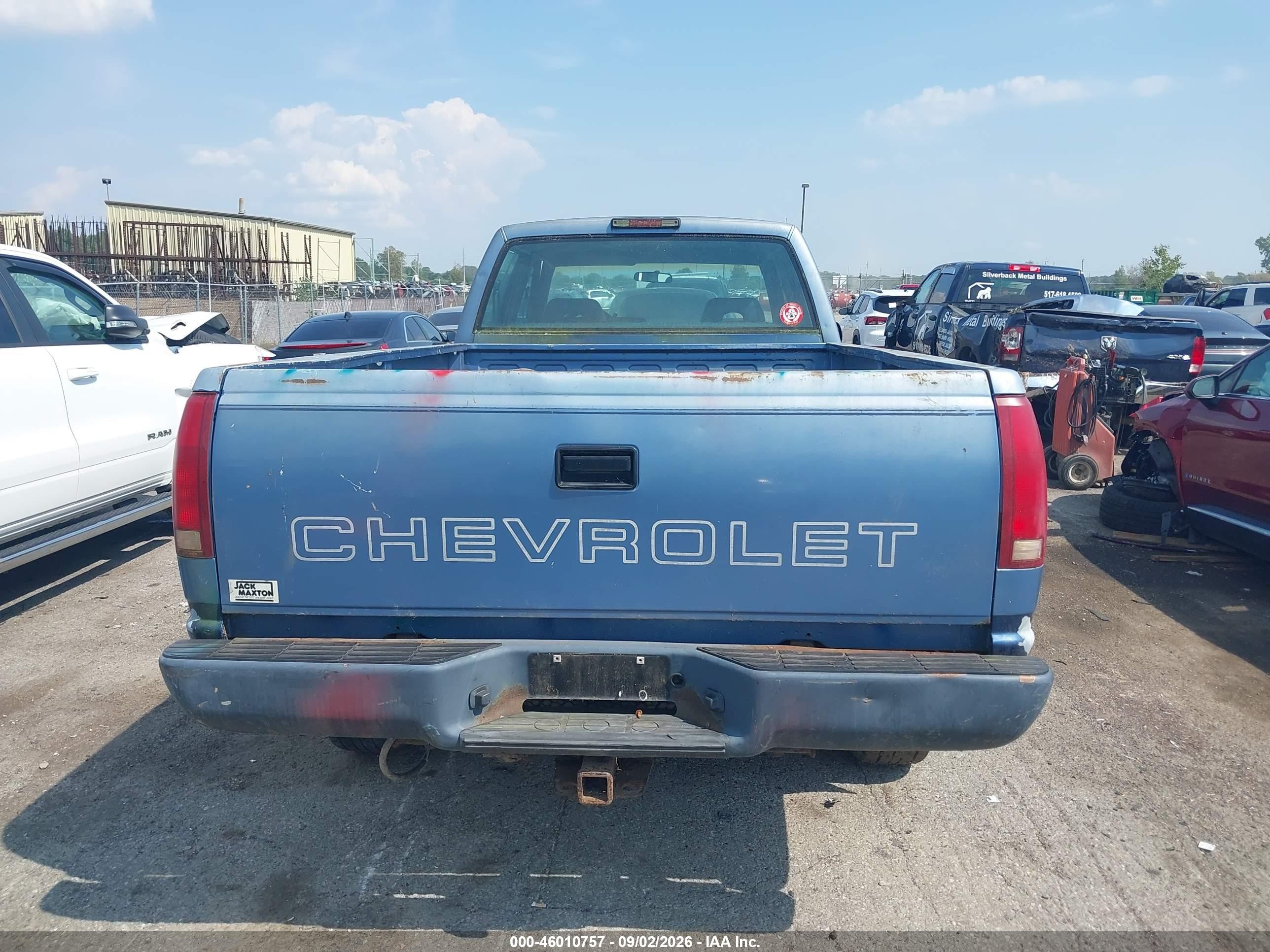 1994 Chevrolet Gmt-400 C3500 Blue vin: 1GCGC33K3RJ389132