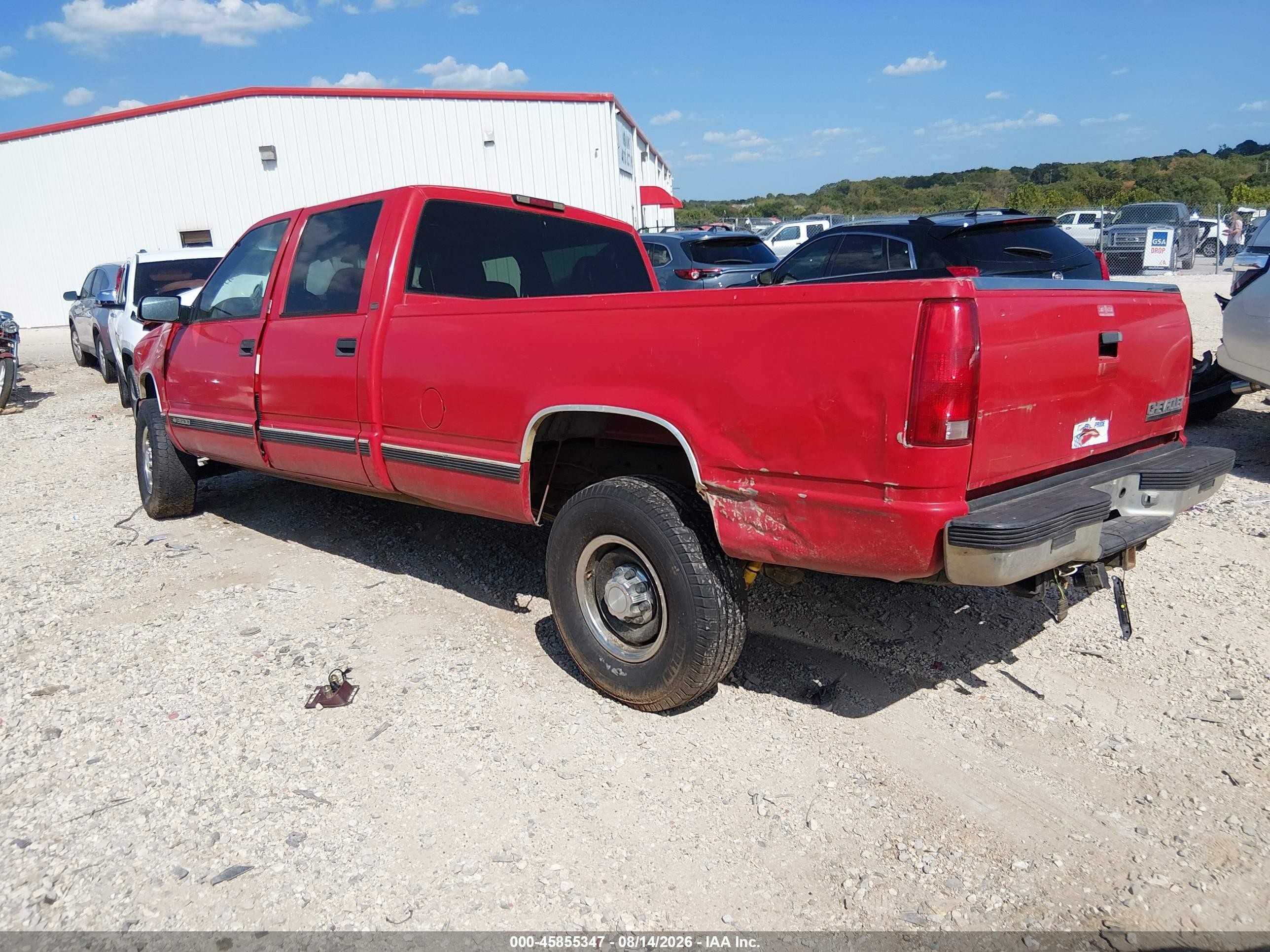 1998 Chevrolet C3500   Red vin: 1GCGC33R4WF014510