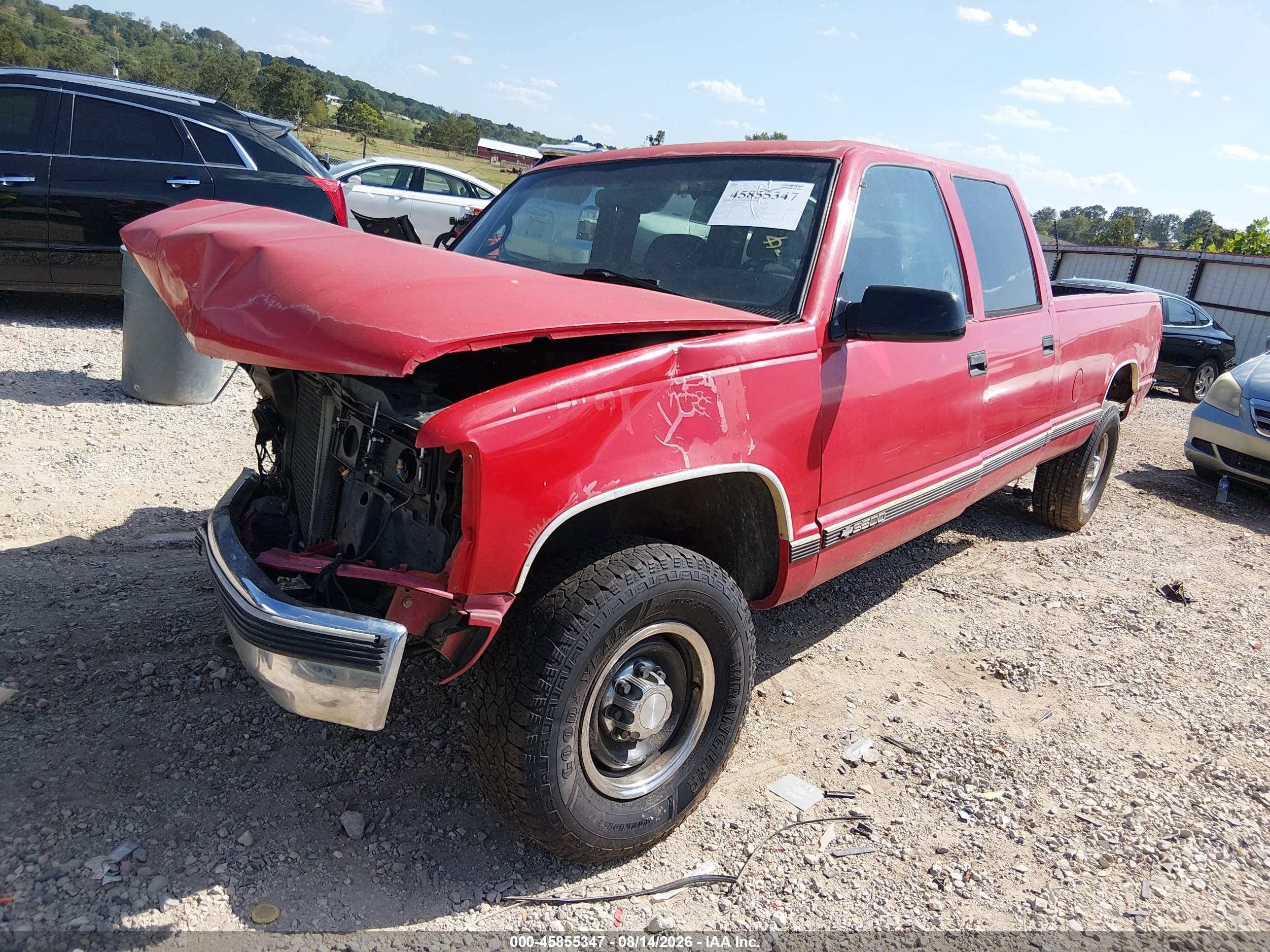 1998 Chevrolet C3500   Red vin: 1GCGC33R4WF014510