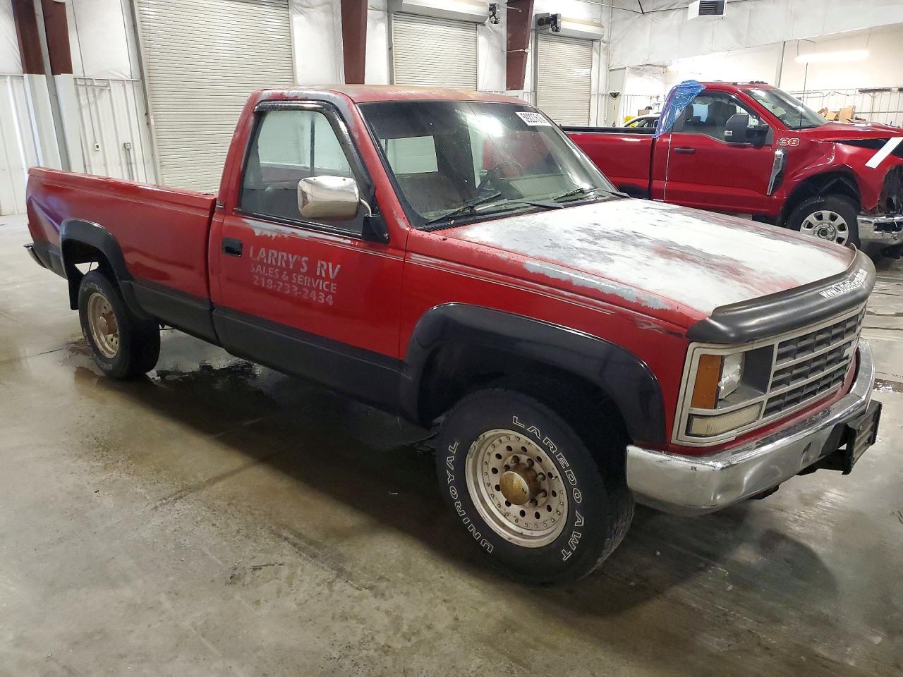 1989 Chevrolet Gmt-400 C3500 Red vin: 1GCGC34N2KE145799