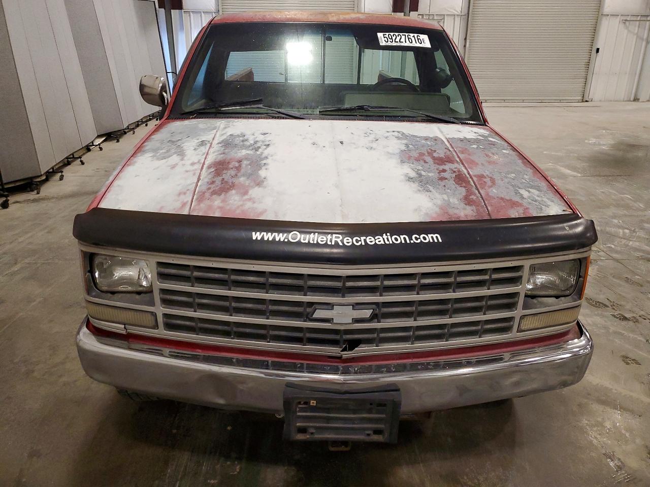 1989 Chevrolet Gmt-400 C3500 Red vin: 1GCGC34N2KE145799