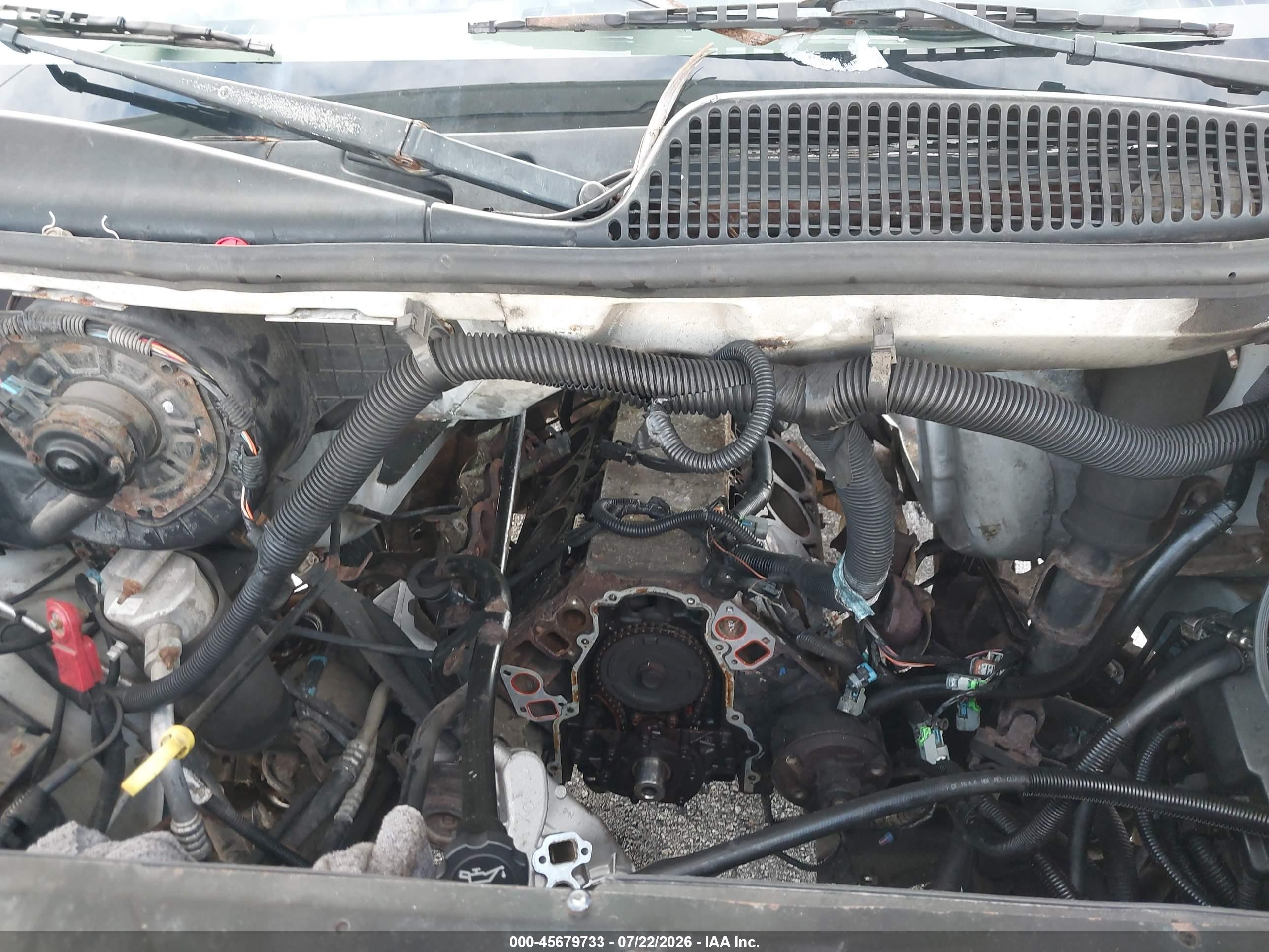 2008 Chevrolet Express Work Van Белый vin: 1GCGG25C381128330