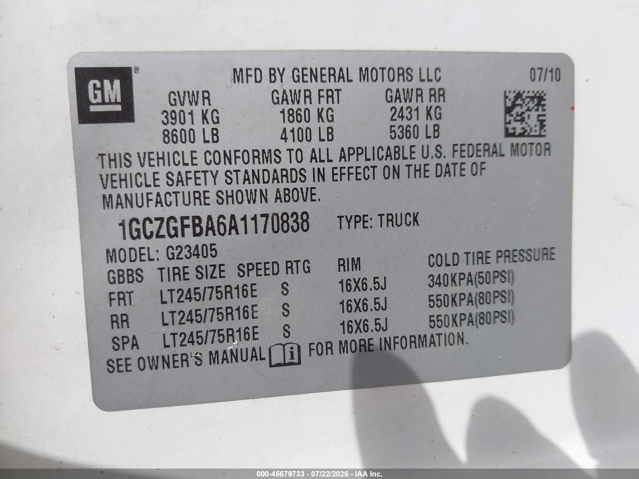 2008 Chevrolet Express Work Van Белый vin: 1GCGG25C381128330