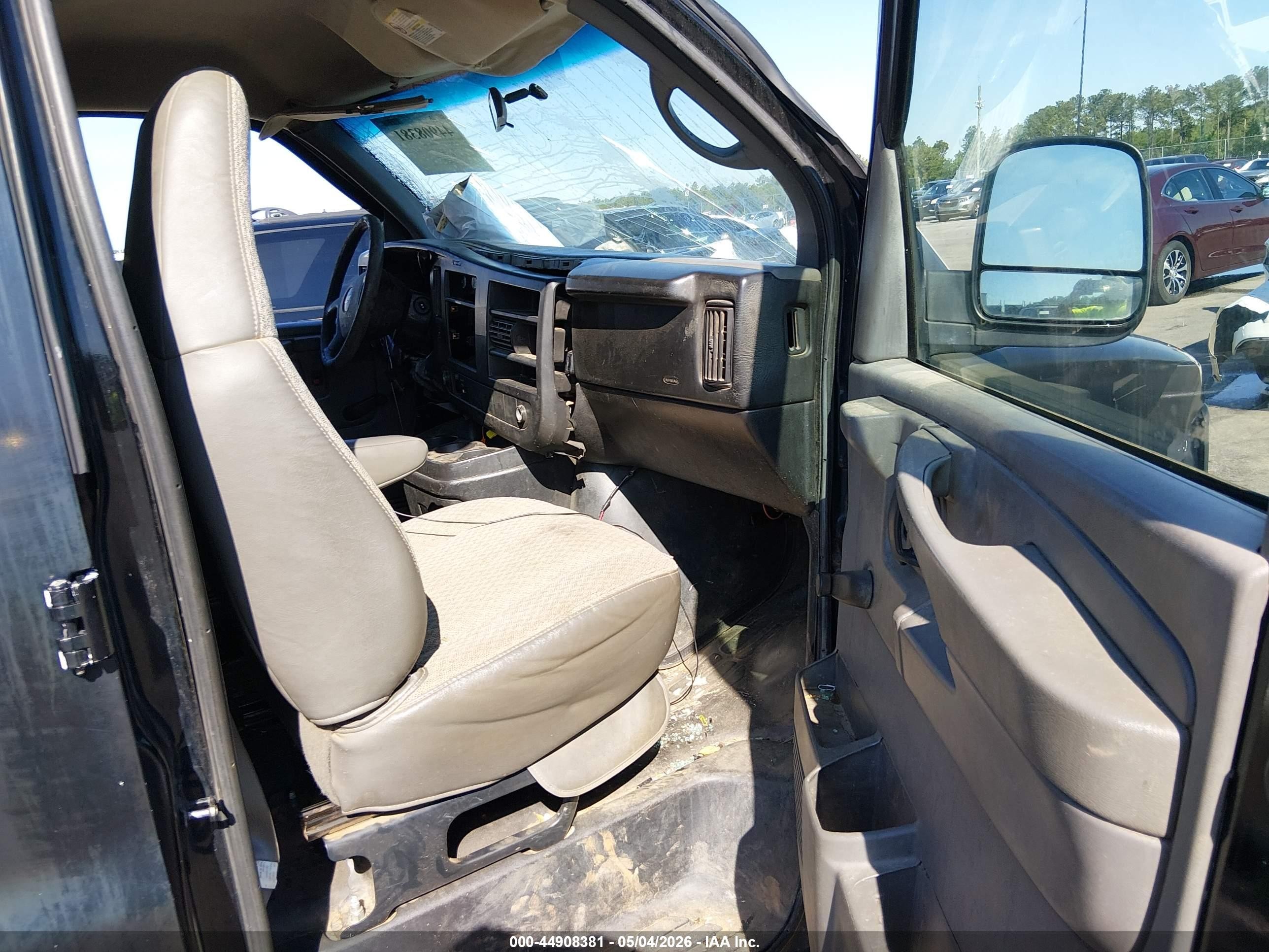 2009 Chevrolet Express 2500 Work Van Black vin: 1GCGG25CX91177235