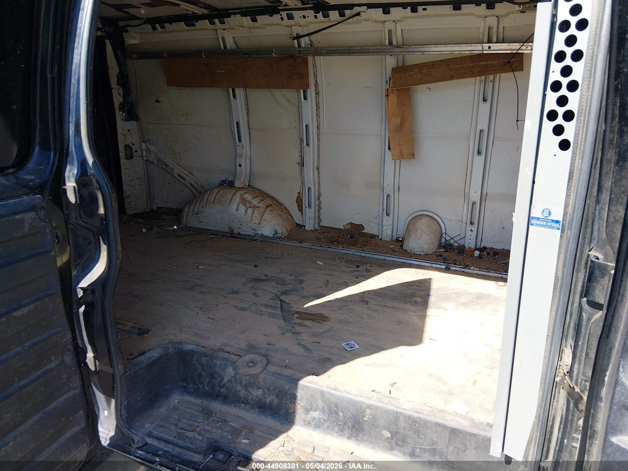 2009 Chevrolet Express 2500 Work Van Black vin: 1GCGG25CX91177235