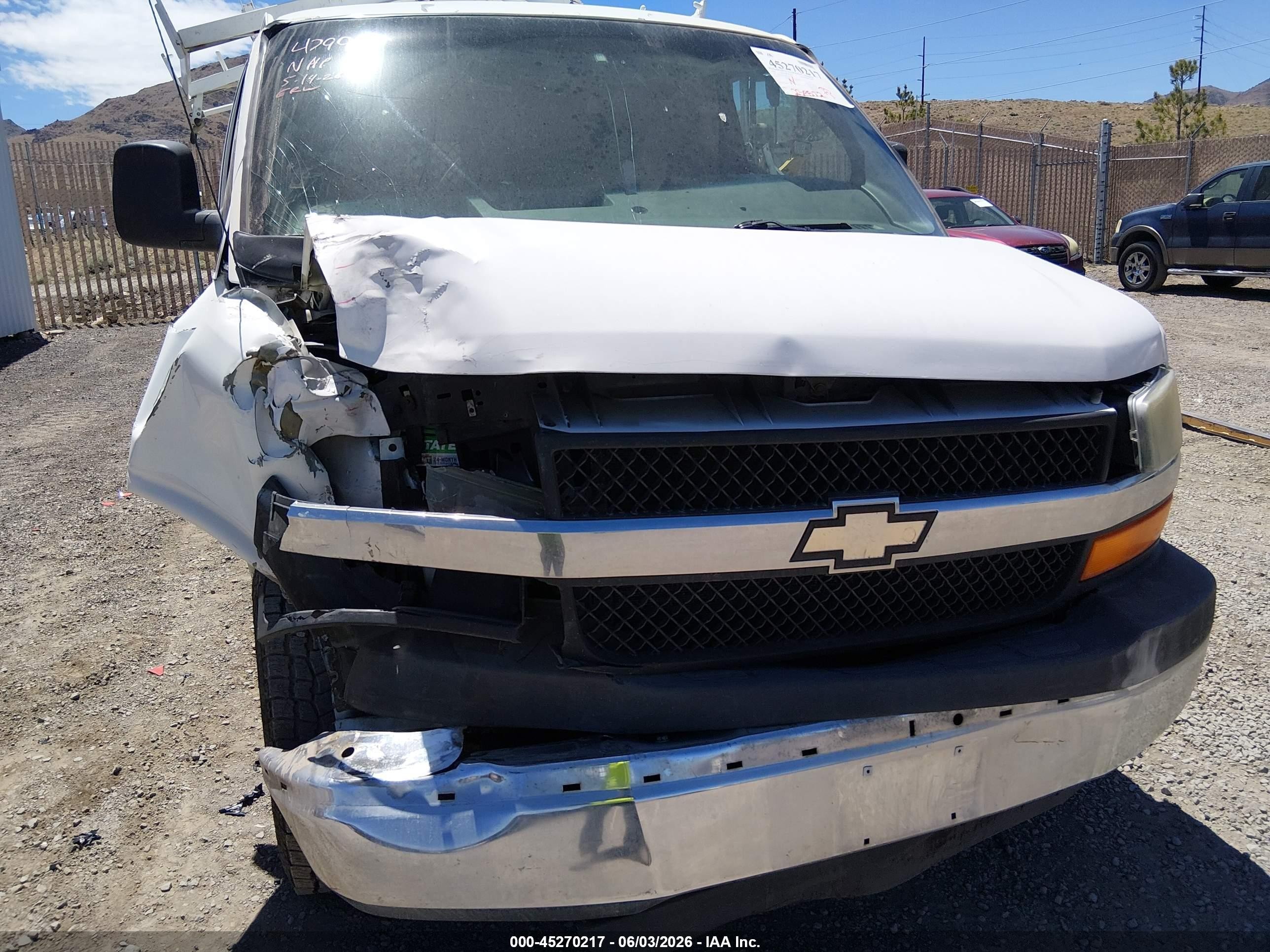 2009 Chevrolet Express 2500 Work Van White vin: 1GCGG25K091162430