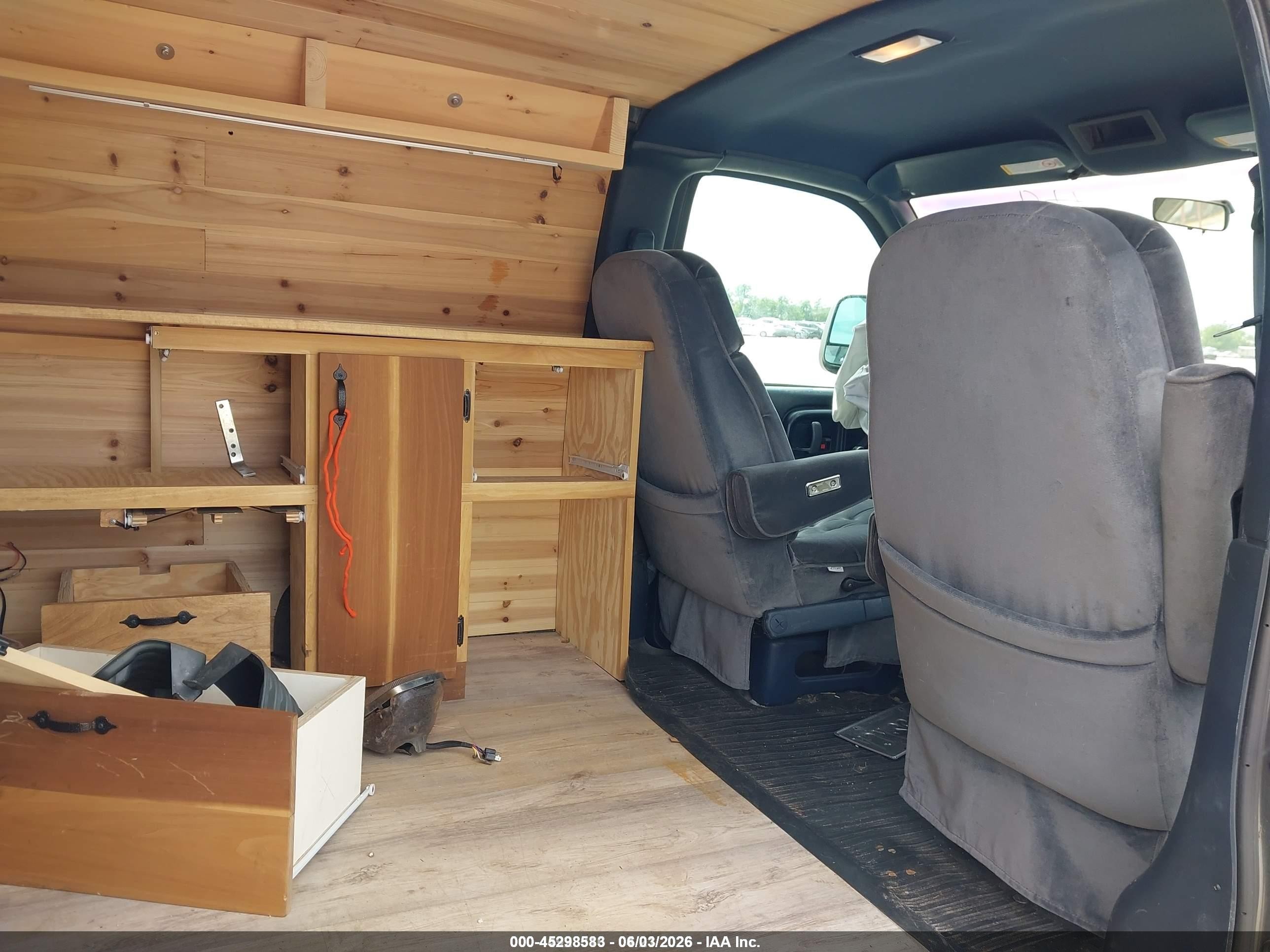 1998 Chevrolet Chevy Van G2500 Gray vin: 1GCGG25R6W1067783