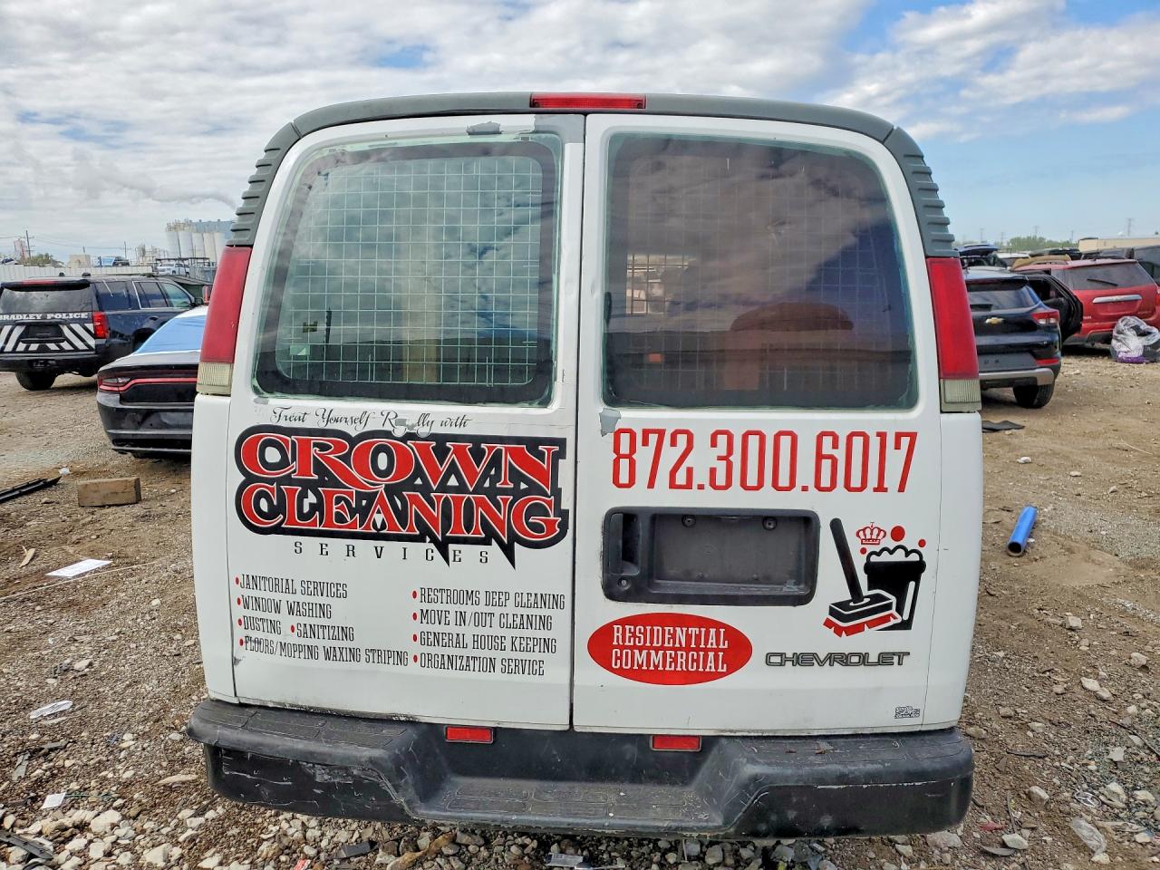 2002 Chevrolet Express G2500 Белый vin: 1GCGG25R821169614