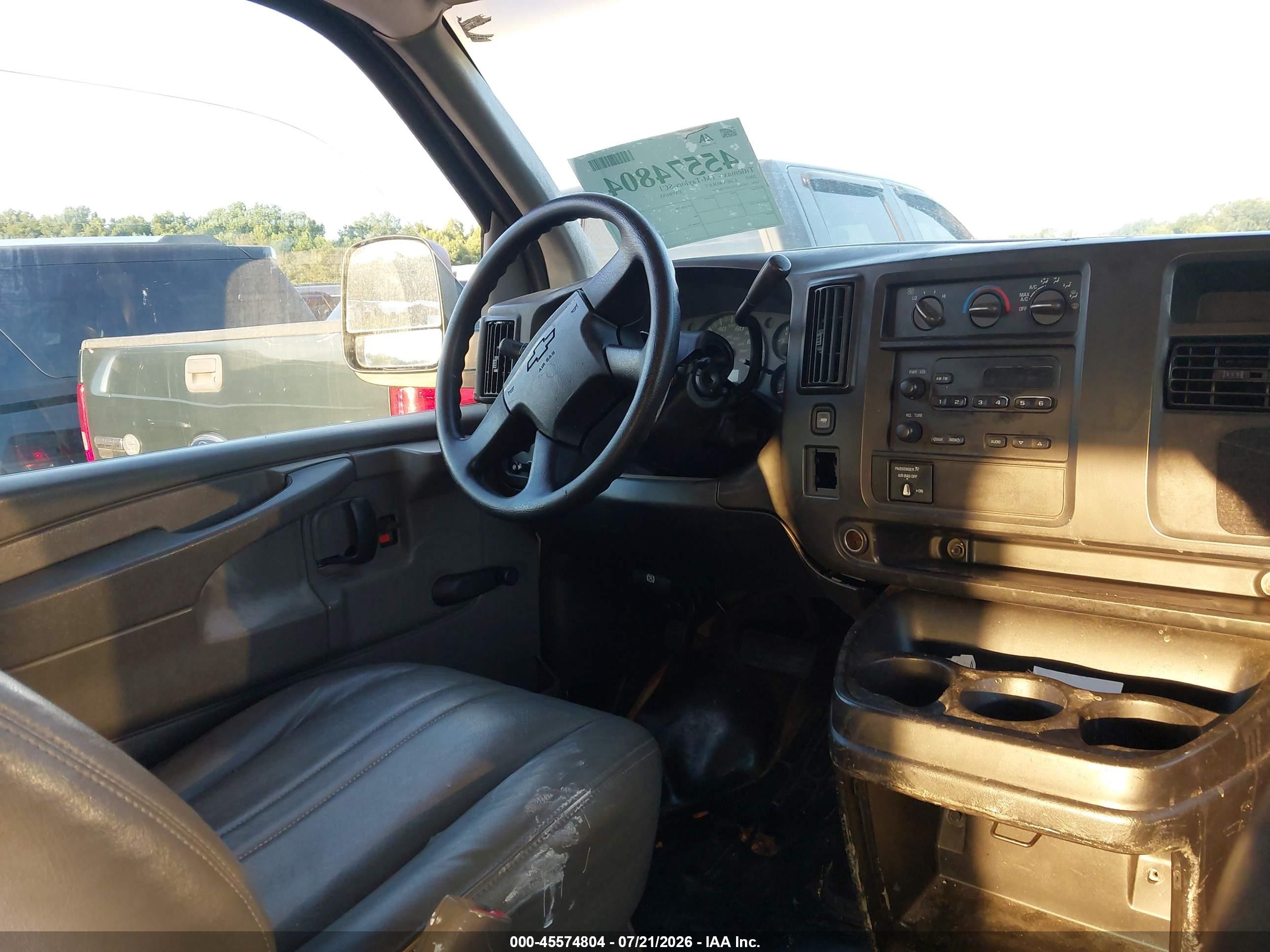 2003 Chevrolet Express   White vin: 1GCGG25U931186279