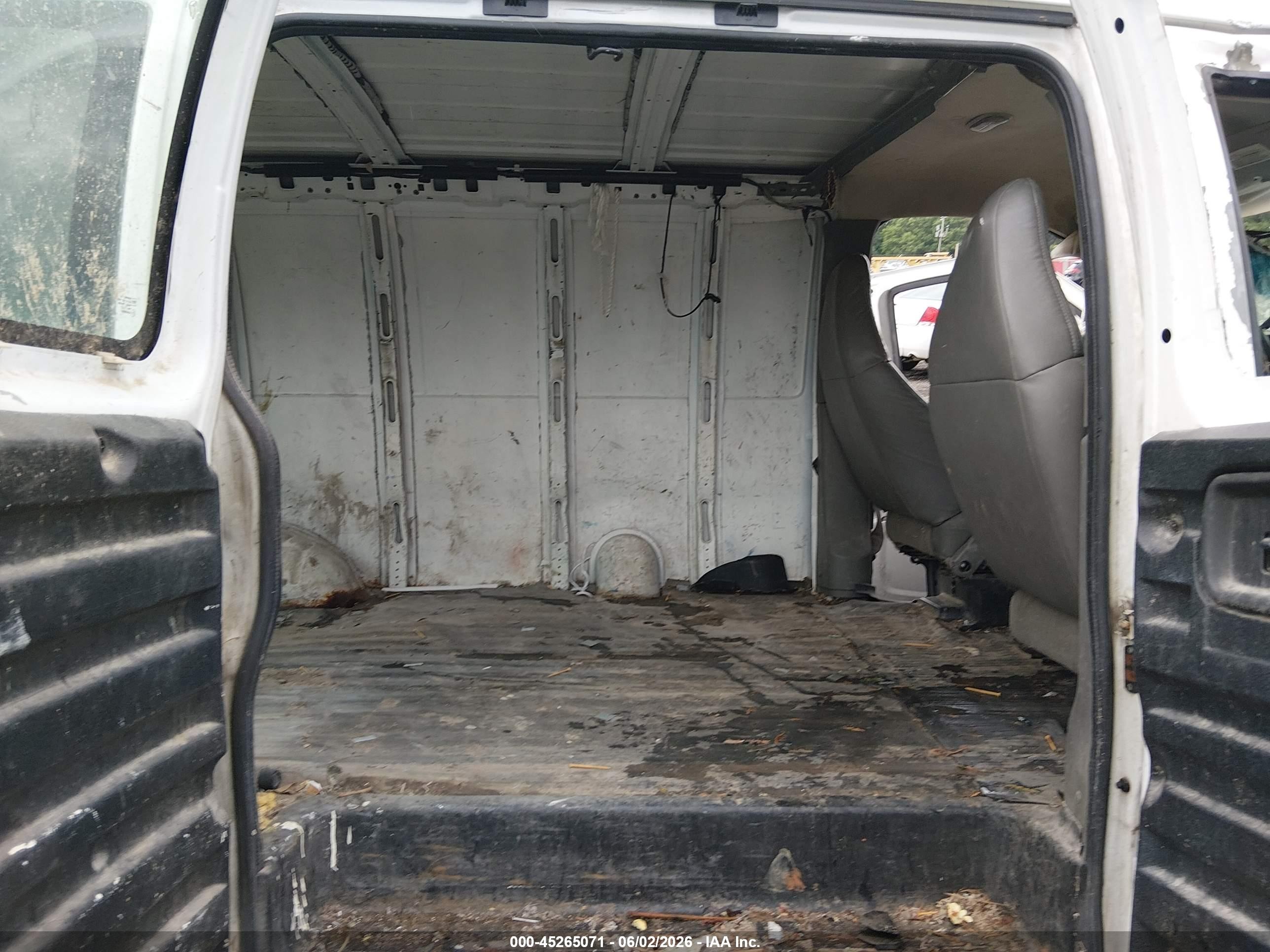 2006 Chevrolet Express Work Van White vin: 1GCGG25V061247953