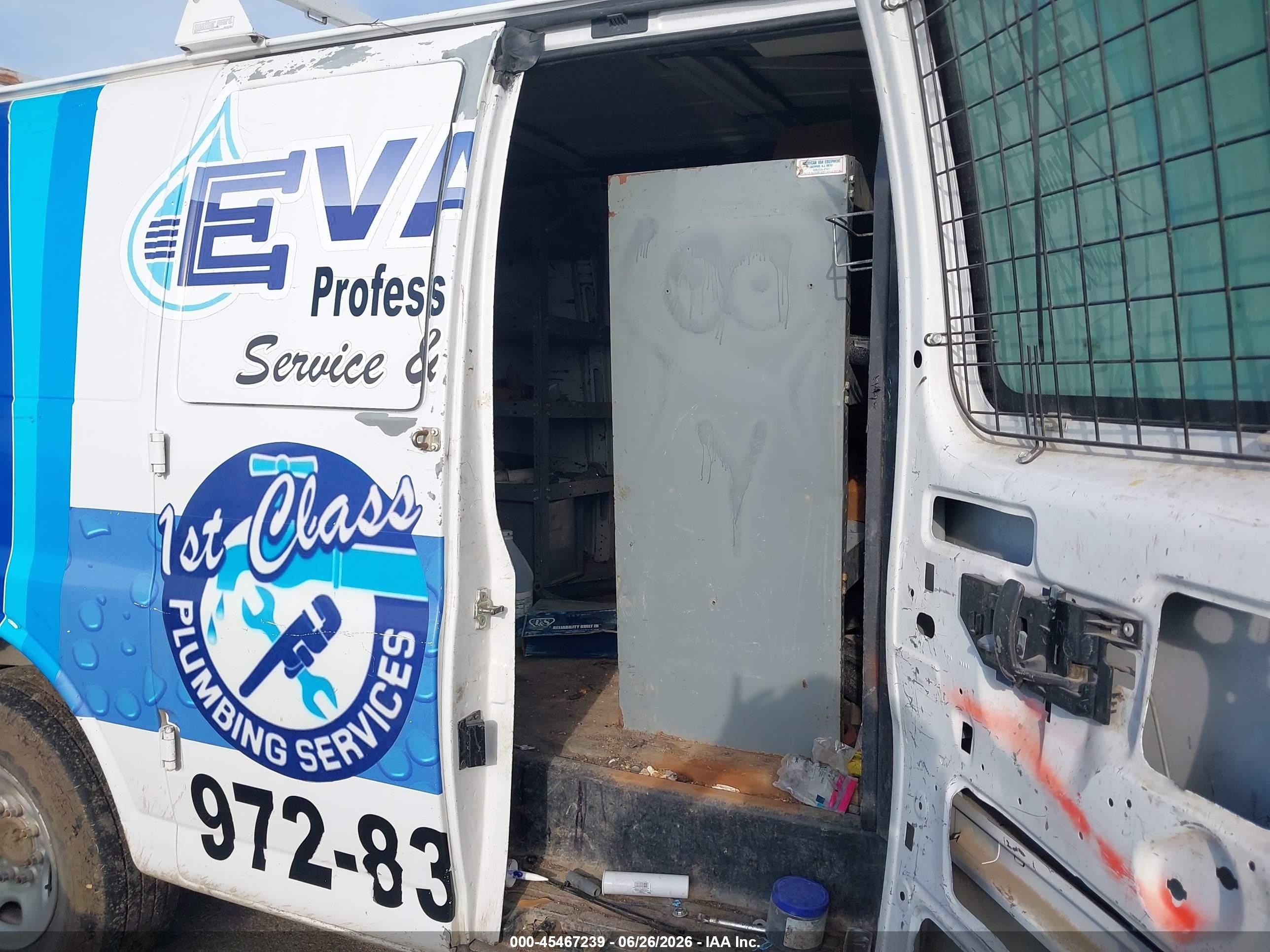 2007 Chevrolet Express Work Van White vin: 1GCGG25V071248389