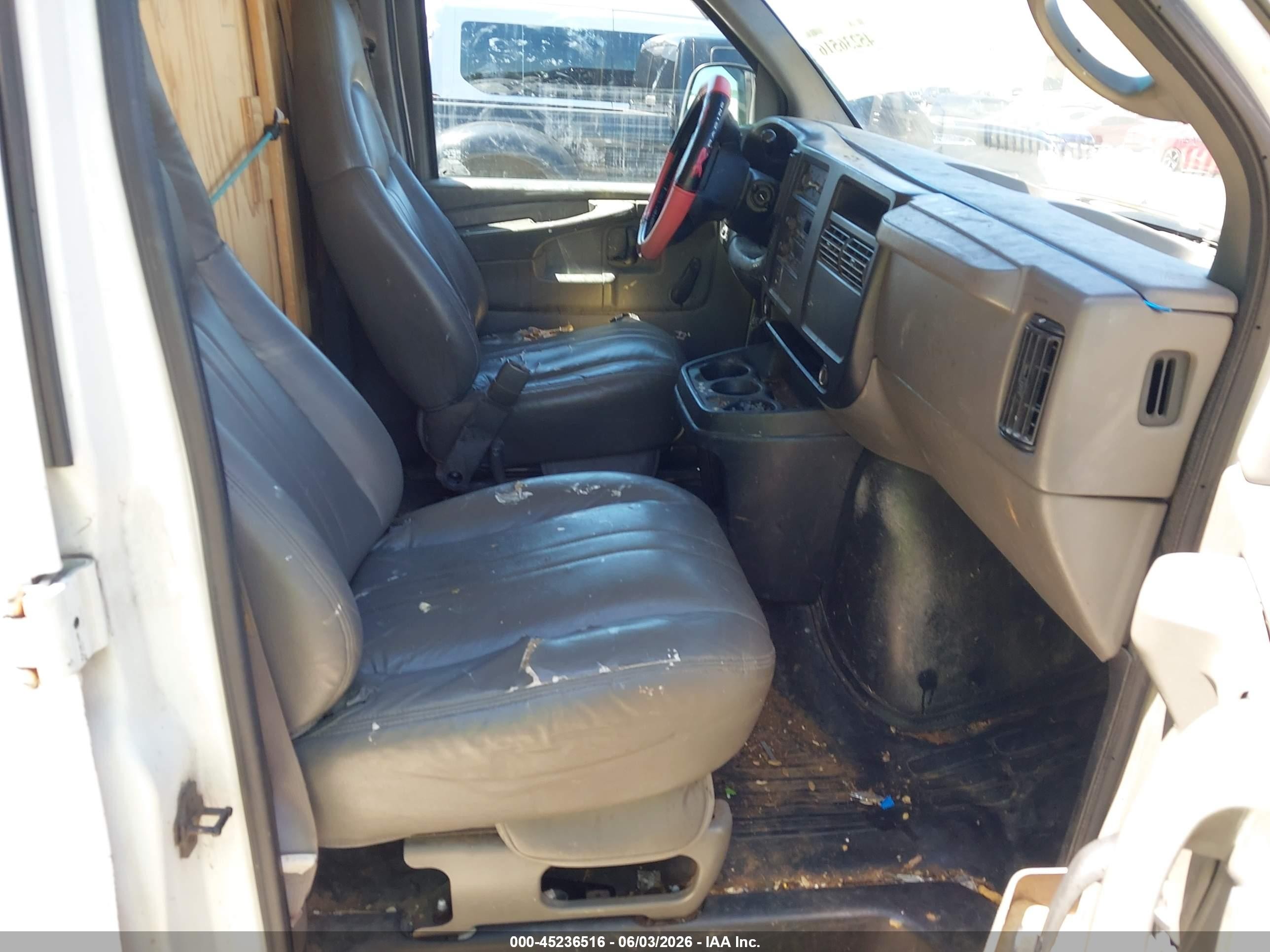 2004 Chevrolet Express   White vin: 1GCGG25V241100093