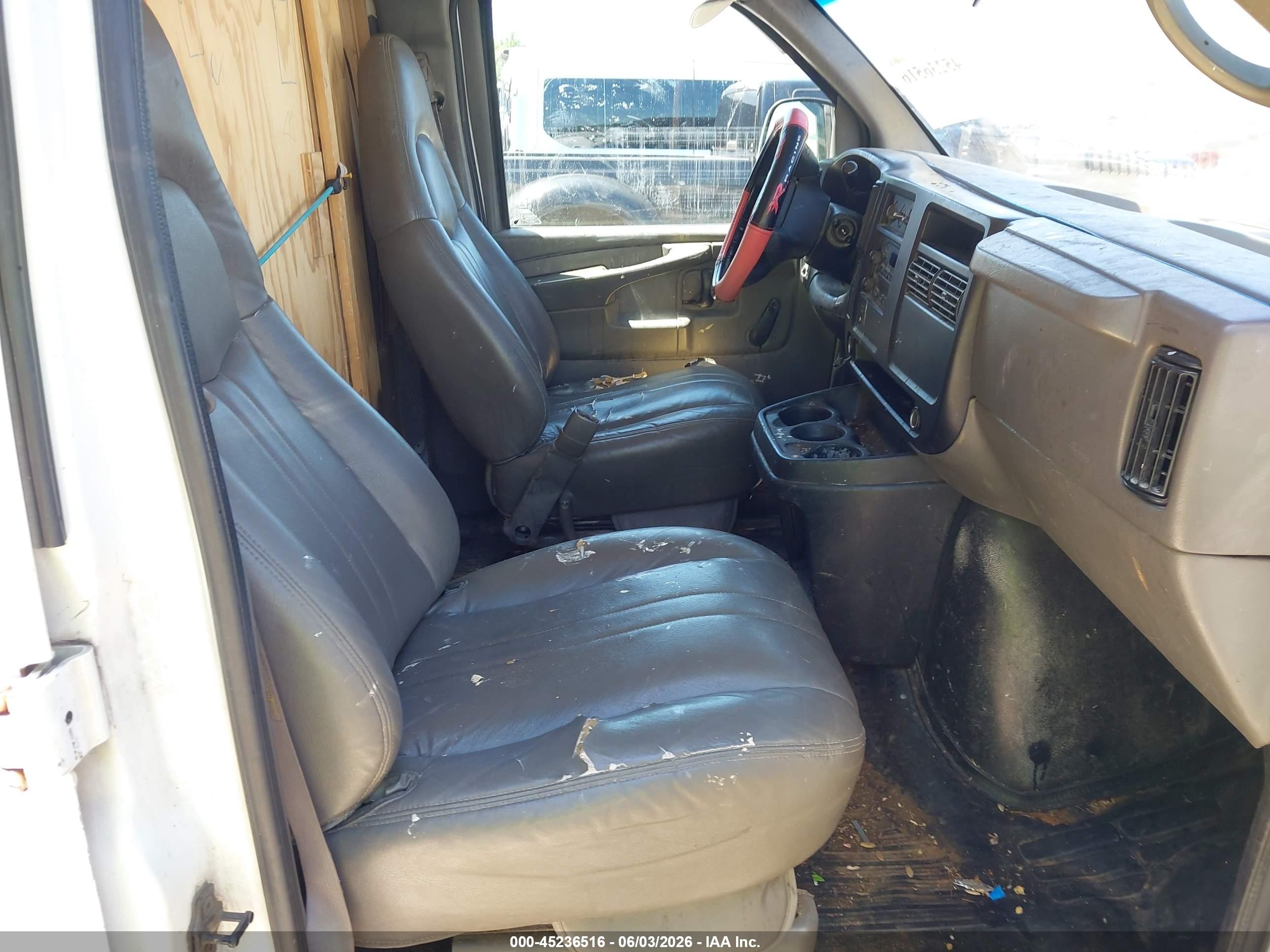 2004 Chevrolet Express   White vin: 1GCGG25V241100093