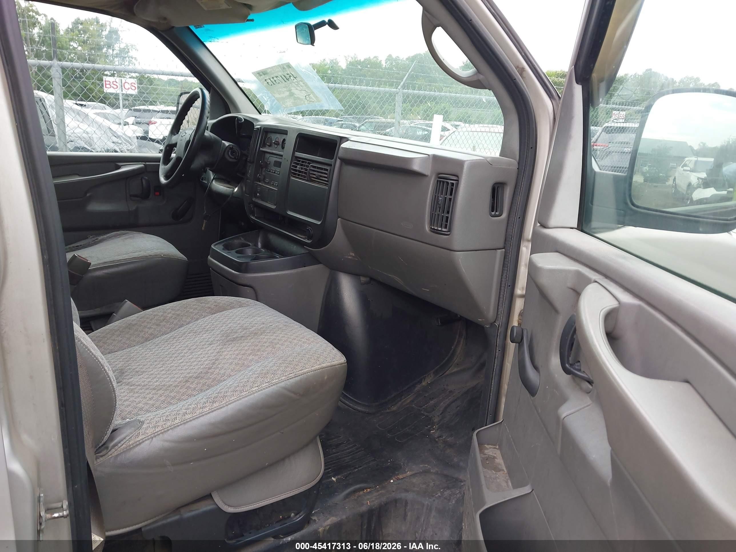 2005 Chevrolet Express   Silver vin: 1GCGG25V351201760