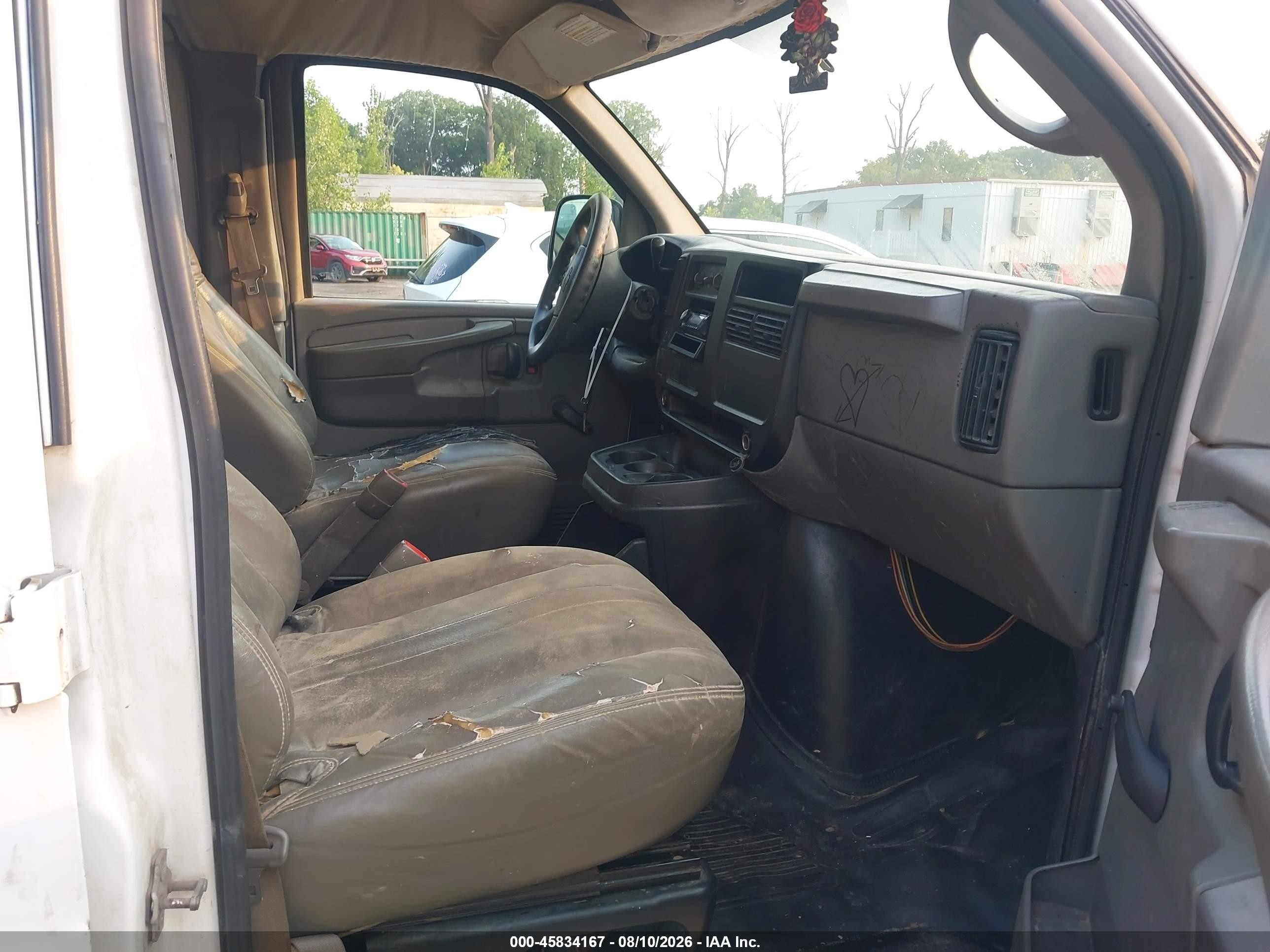 2005 Chevrolet Express   White vin: 1GCGG25V351209549