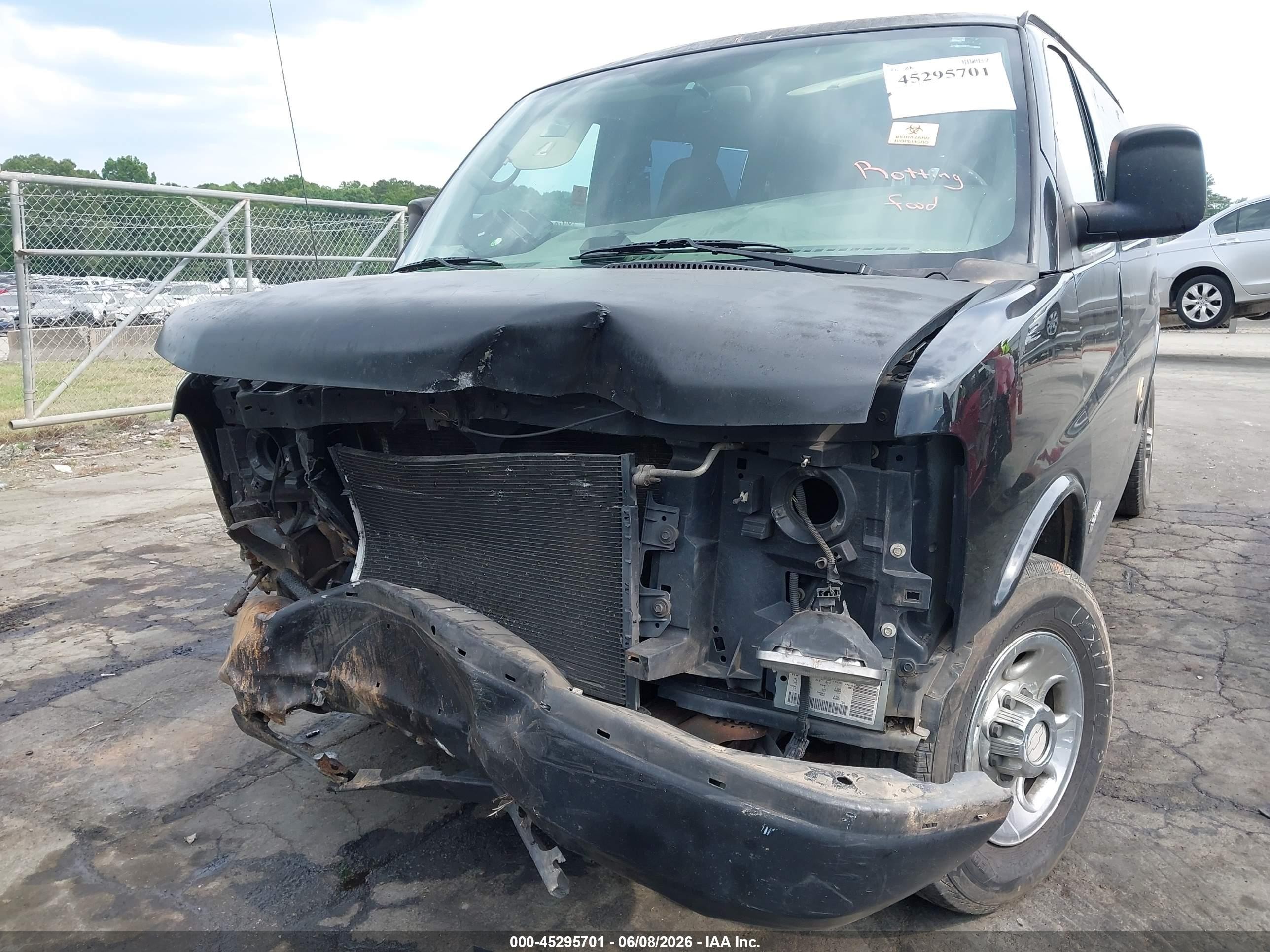 2006 Chevrolet Express Work Van Черный vin: 1GCGG25V461136287