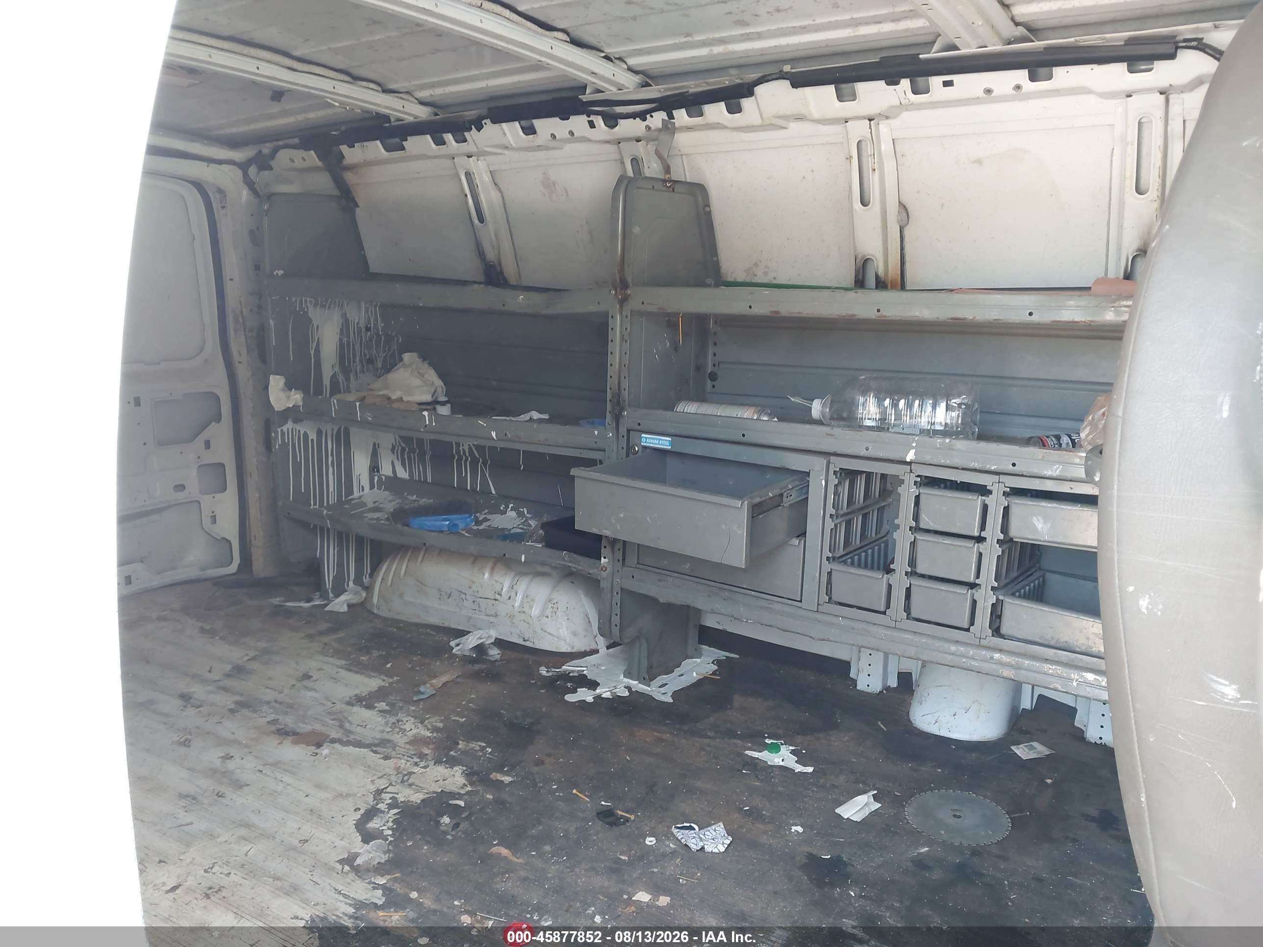 2007 Chevrolet Express Work Van Белый vin: 1GCGG25V471195440