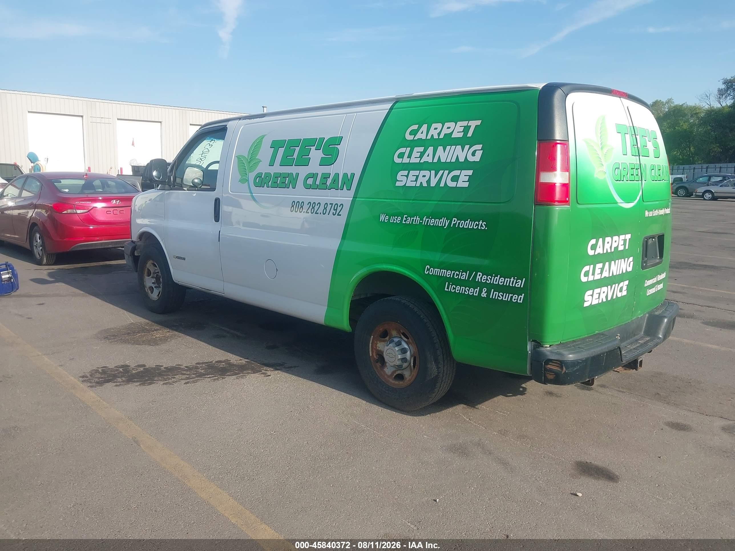 2005 Chevrolet Express   White vin: 1GCGG25V551262723