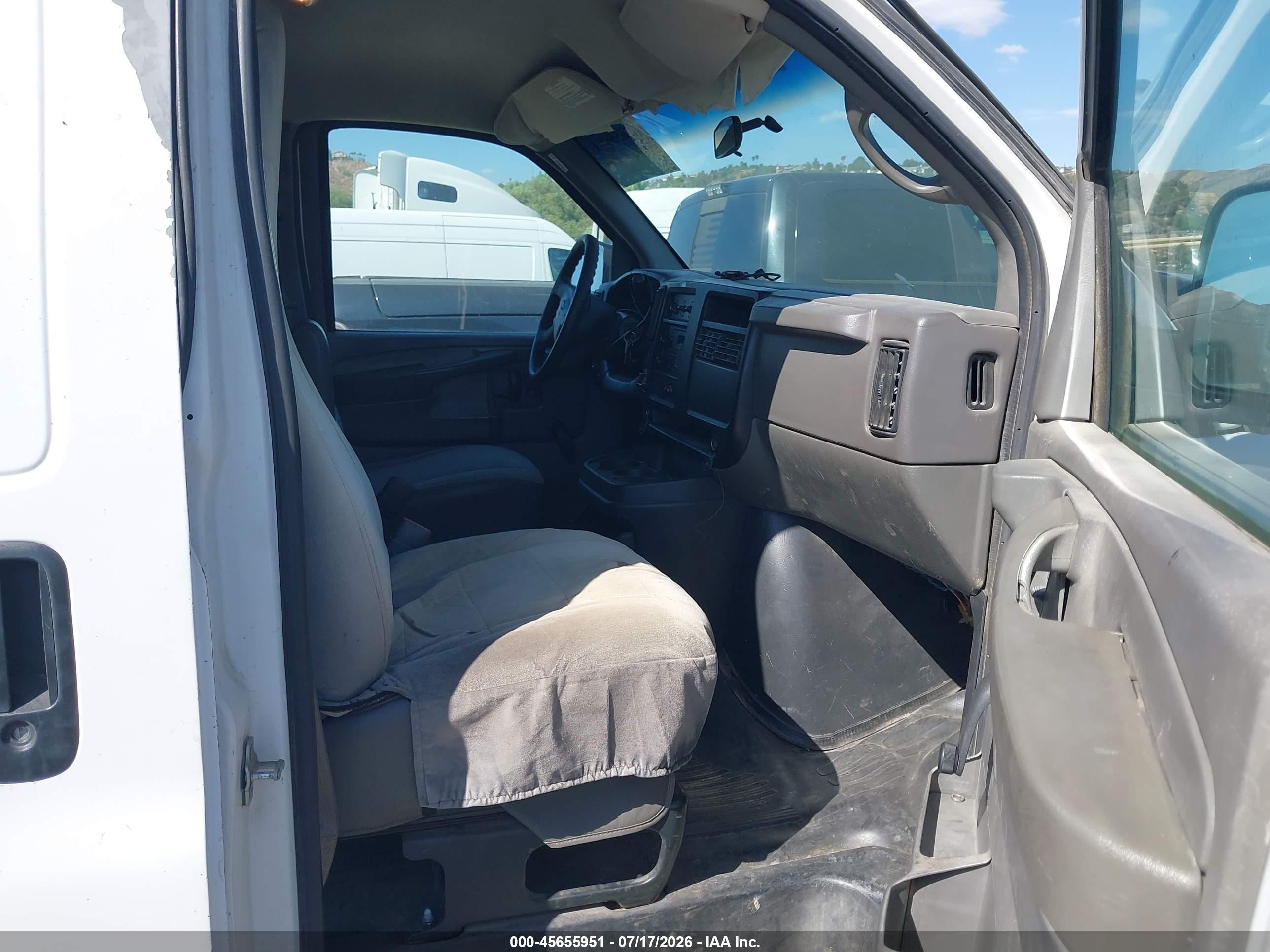 2005 Chevrolet Express   White vin: 1GCGG25V651126049