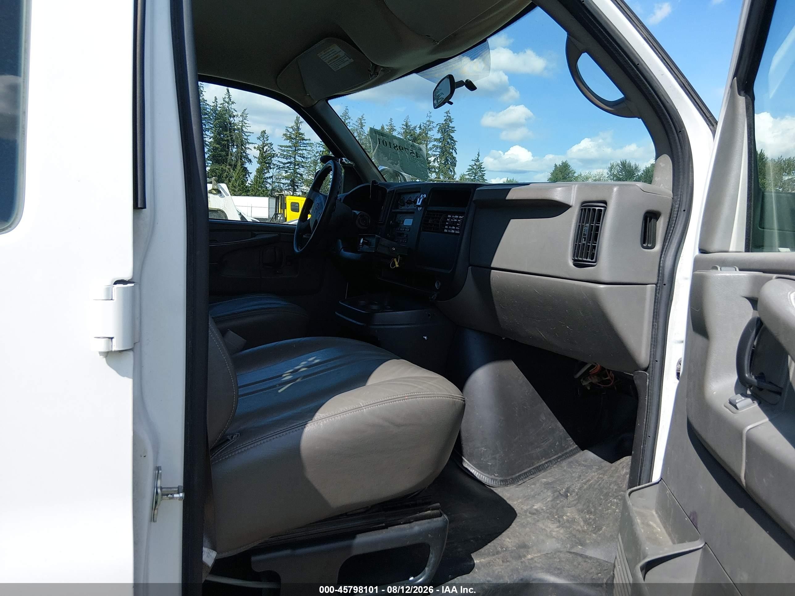 2006 Chevrolet Express Work Van White vin: 1GCGG25V661233653