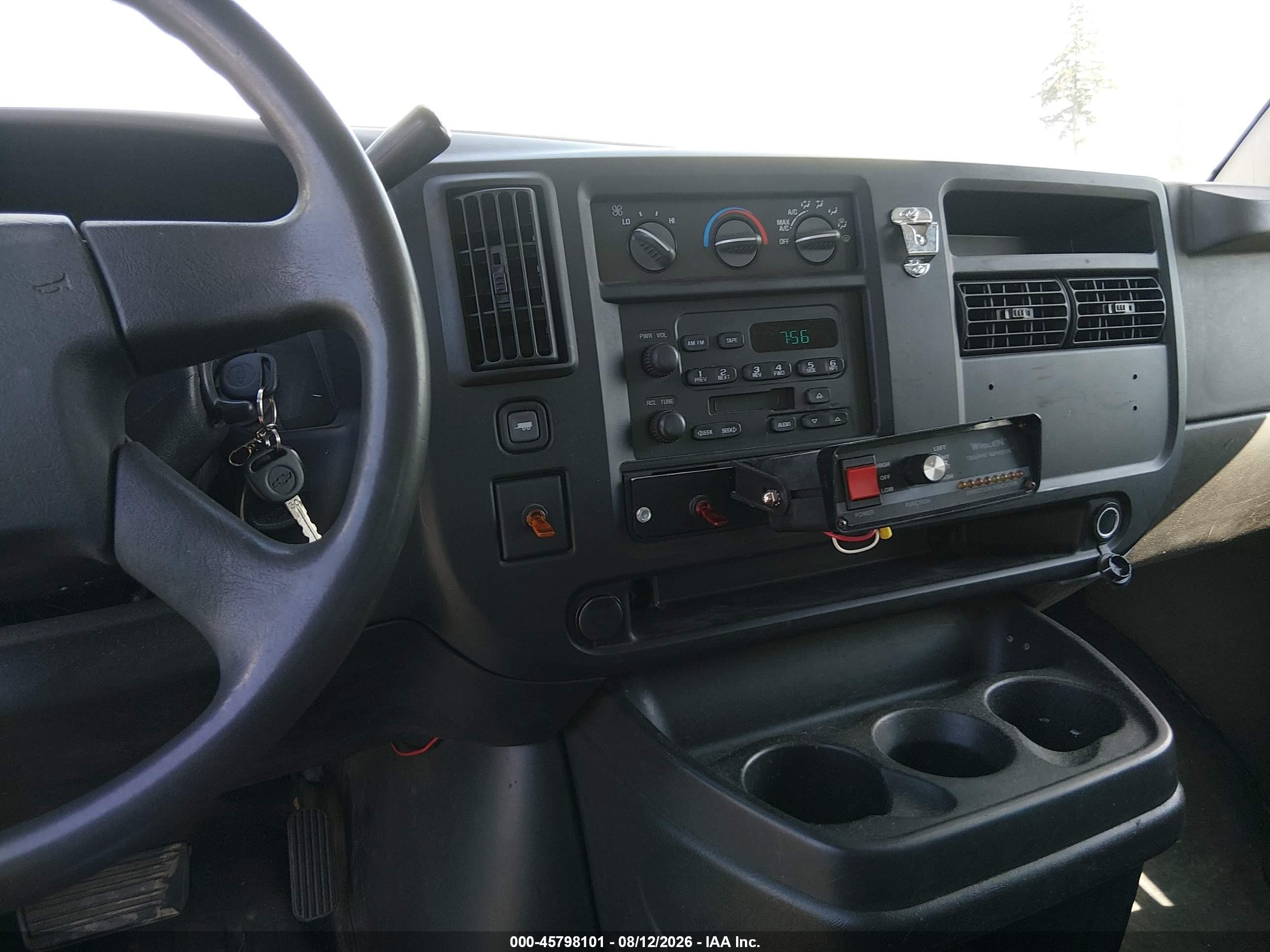 2006 Chevrolet Express Work Van White vin: 1GCGG25V661233653