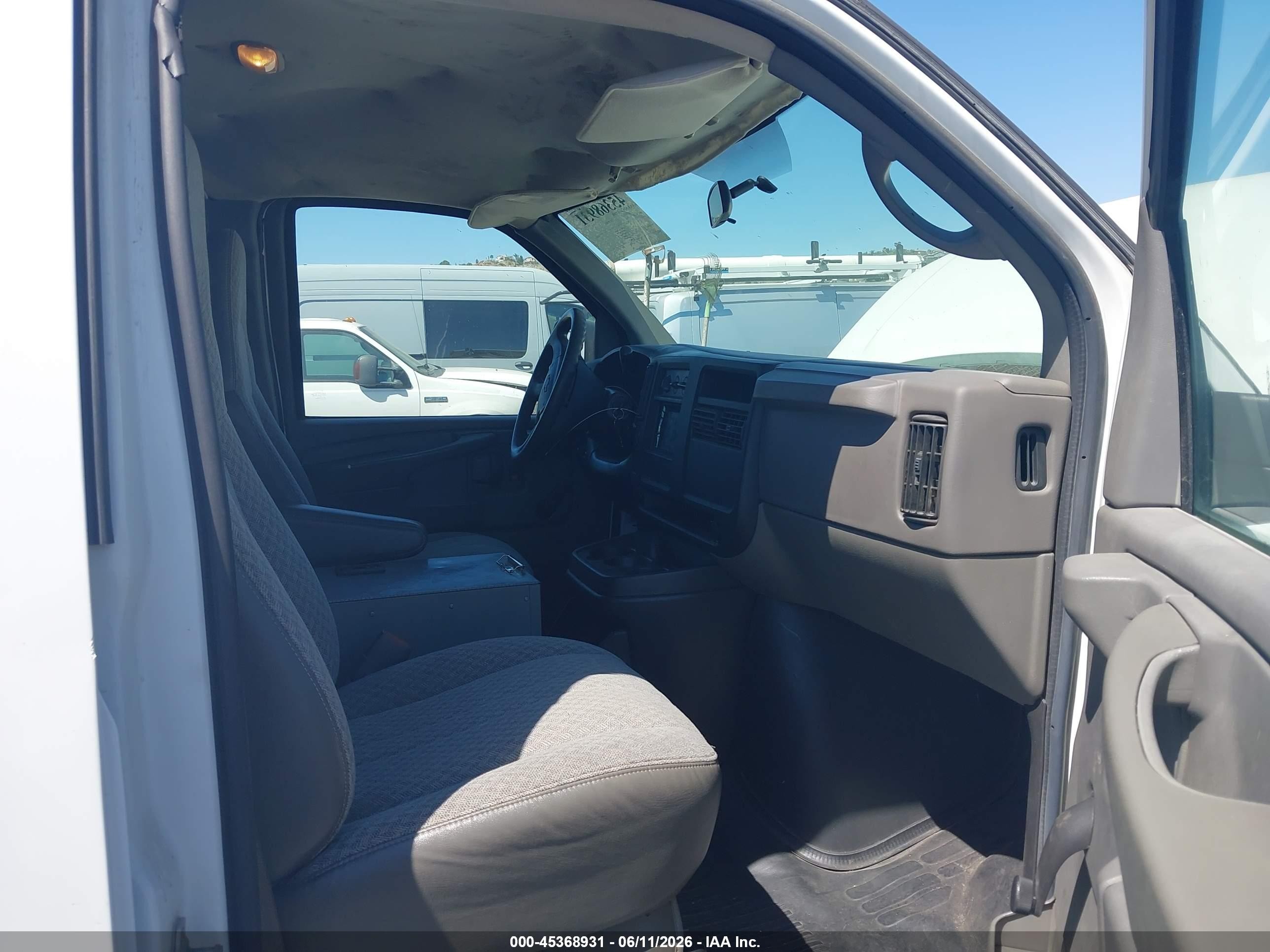 2006 Chevrolet Express Work Van White vin: 1GCGG25V761167226