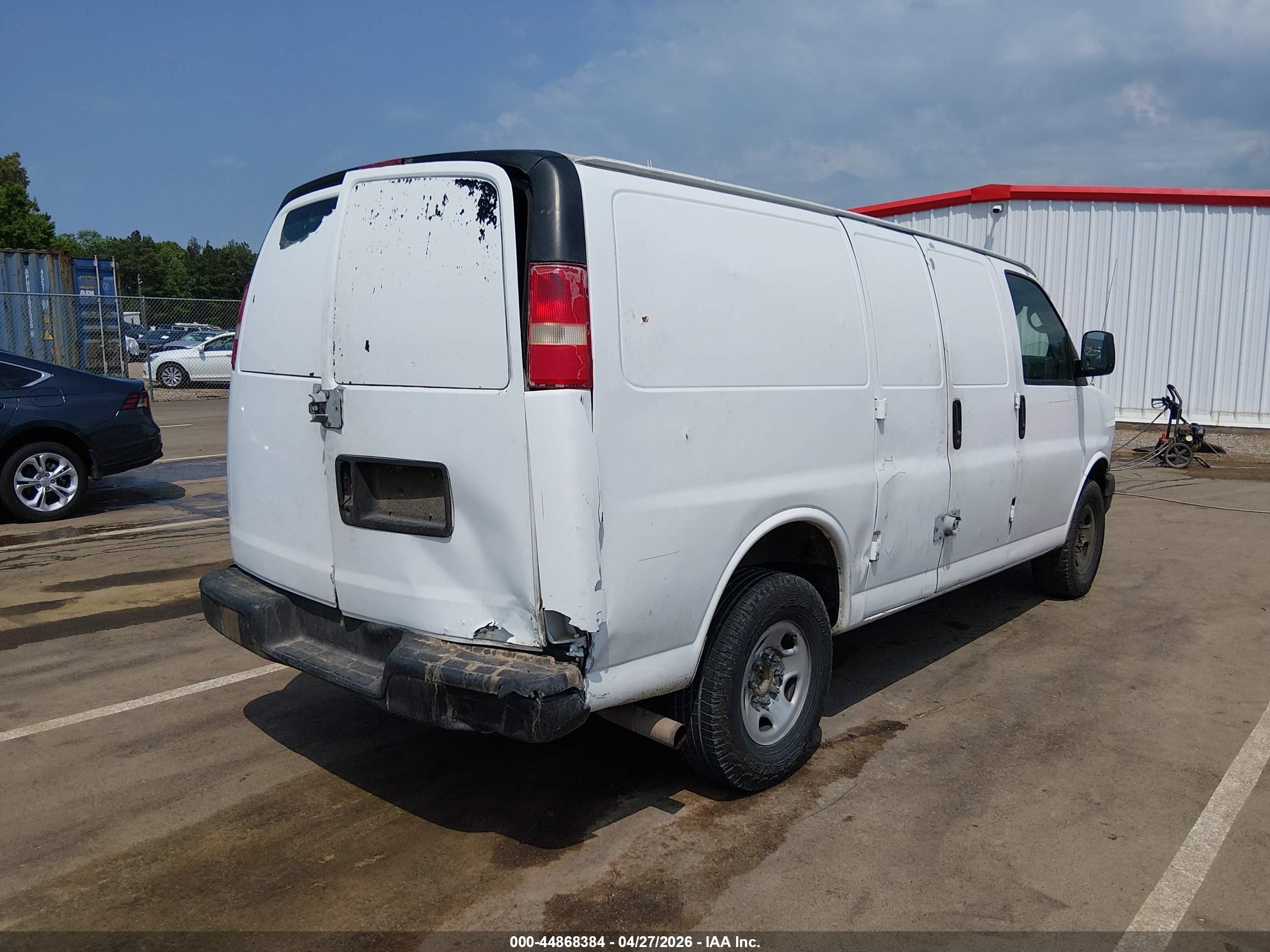 2007 Chevrolet Express Work Van White vin: 1GCGG25V871149996