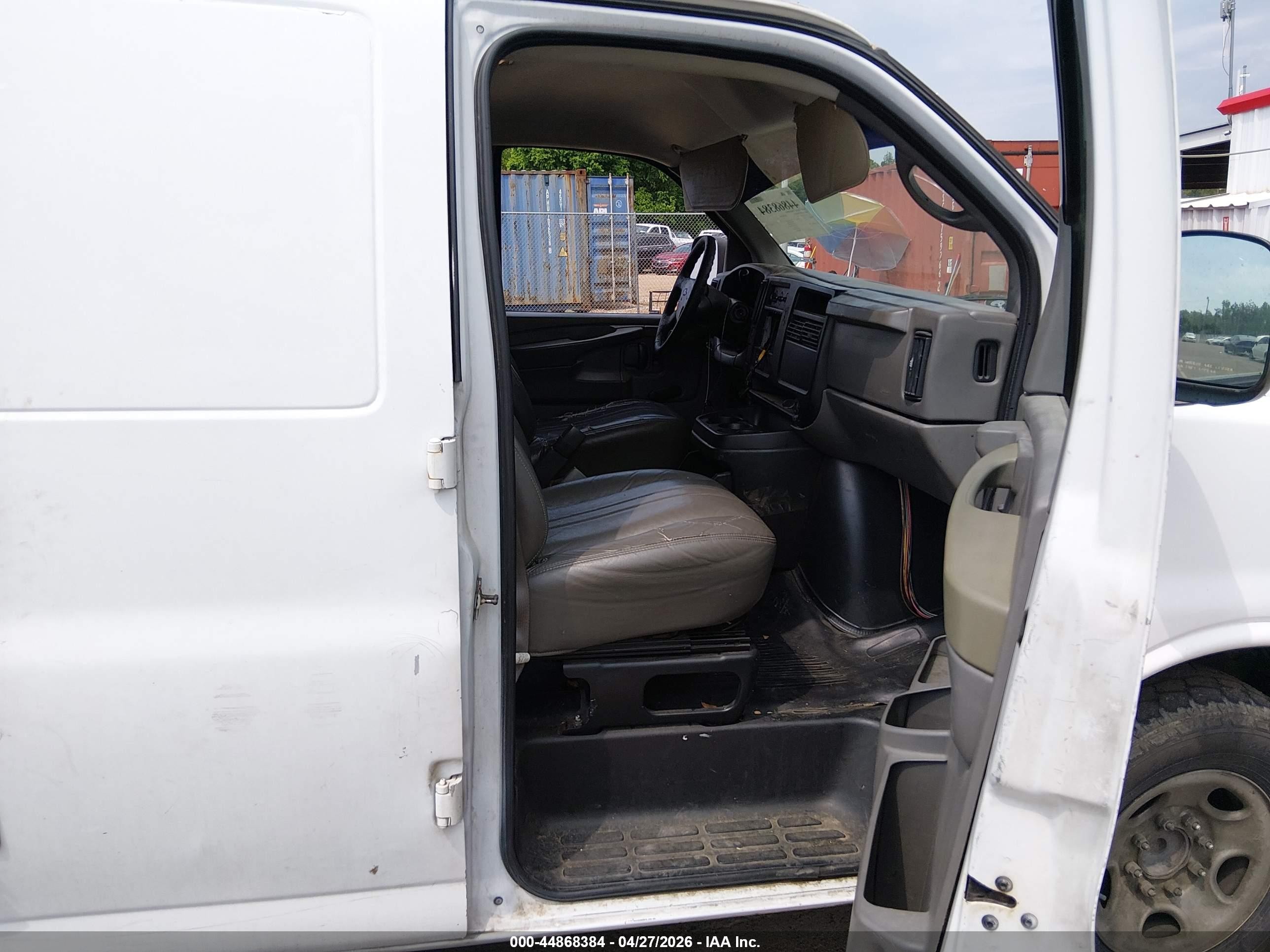 2007 Chevrolet Express Work Van White vin: 1GCGG25V871149996