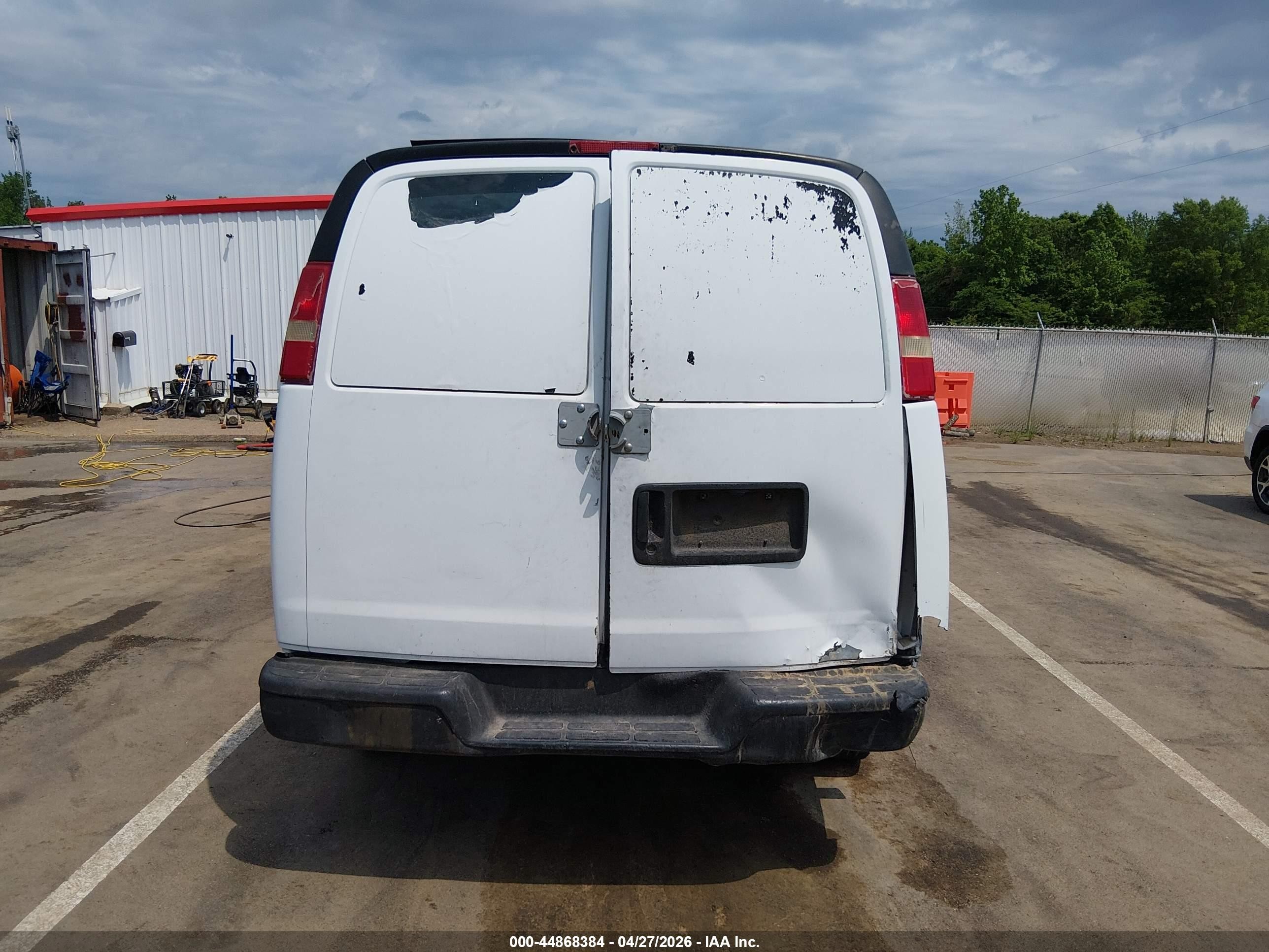 2007 Chevrolet Express Work Van White vin: 1GCGG25V871149996