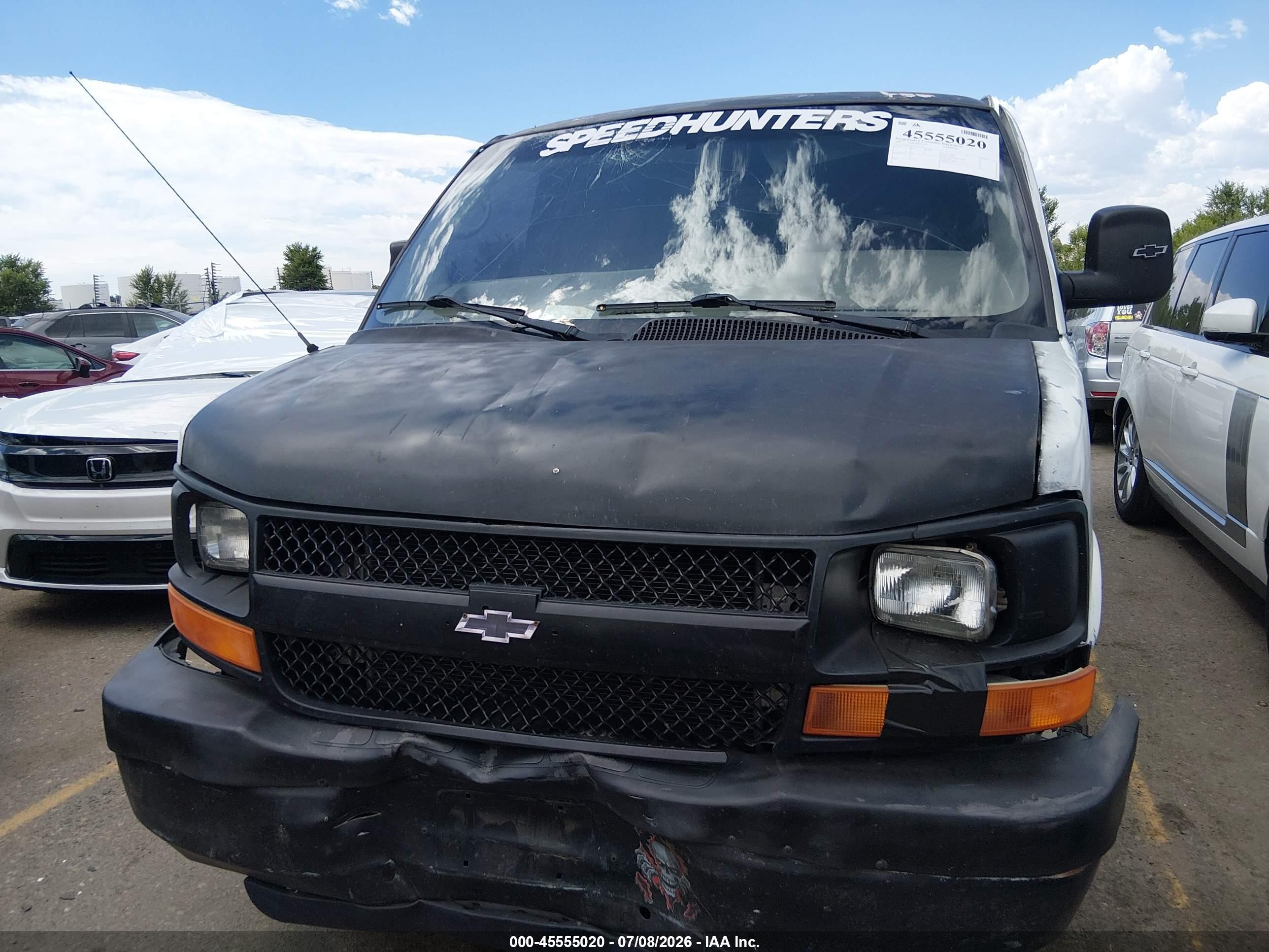 2007 Chevrolet Express Work Van White vin: 1GCGG25V871237169