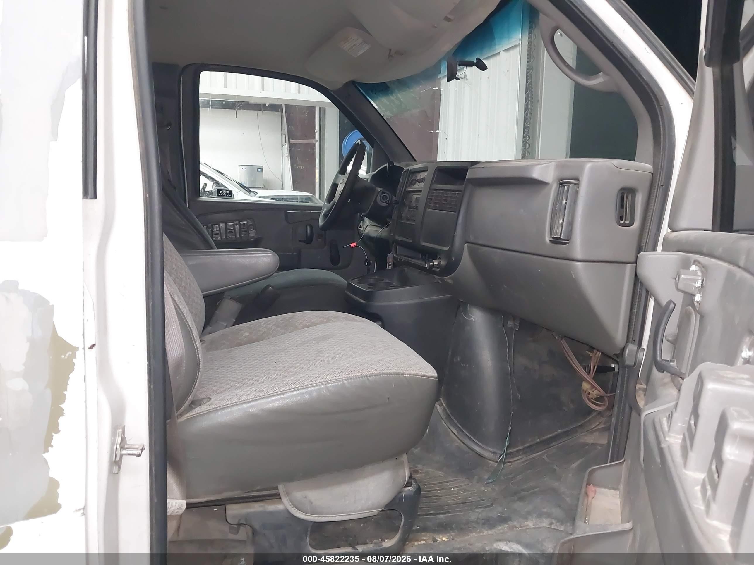 2006 Chevrolet Express Work Van White vin: 1GCGG25V961206897