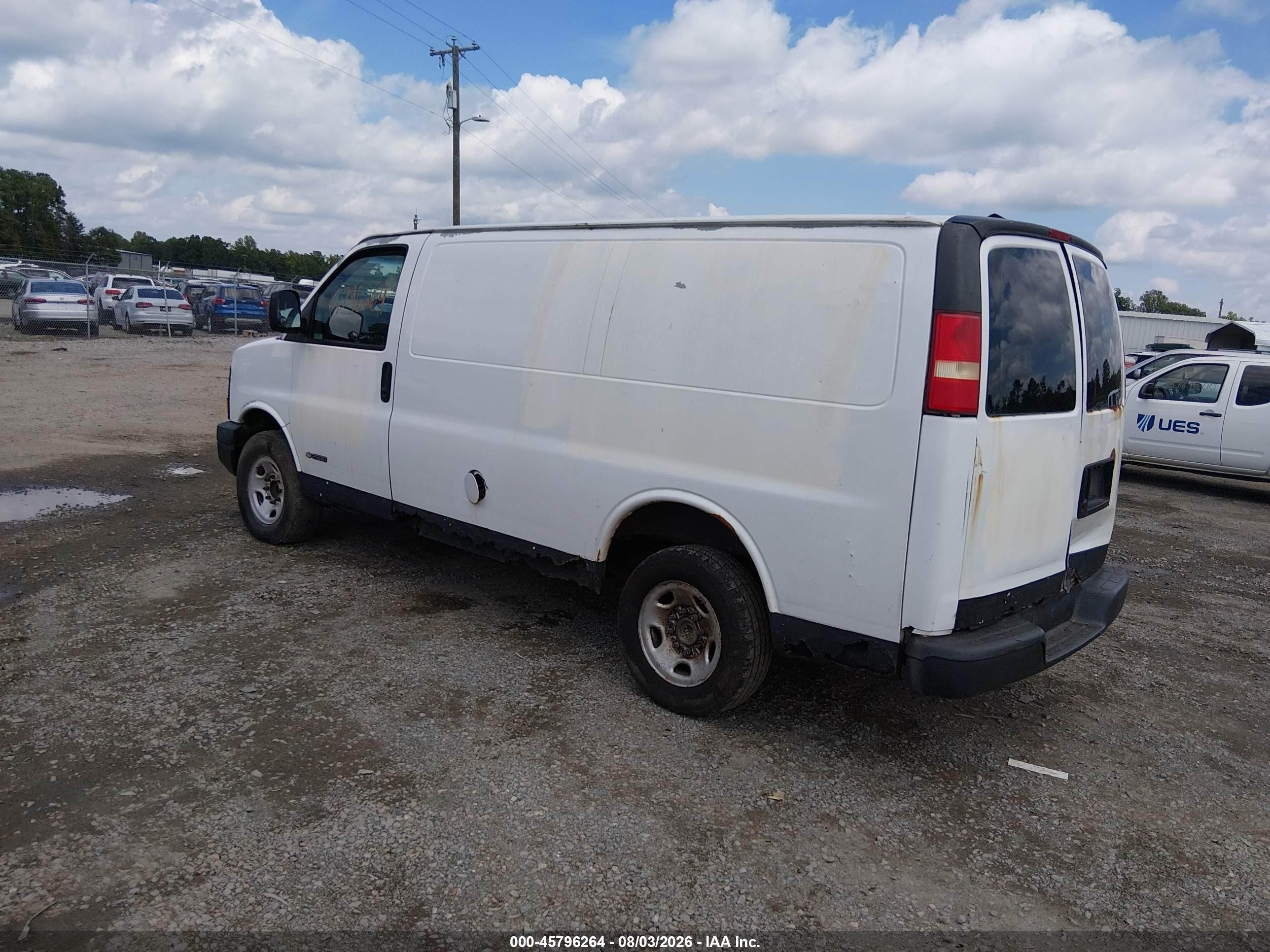 2005 Chevrolet Express   Белый vin: 1GCGG25VX51150208
