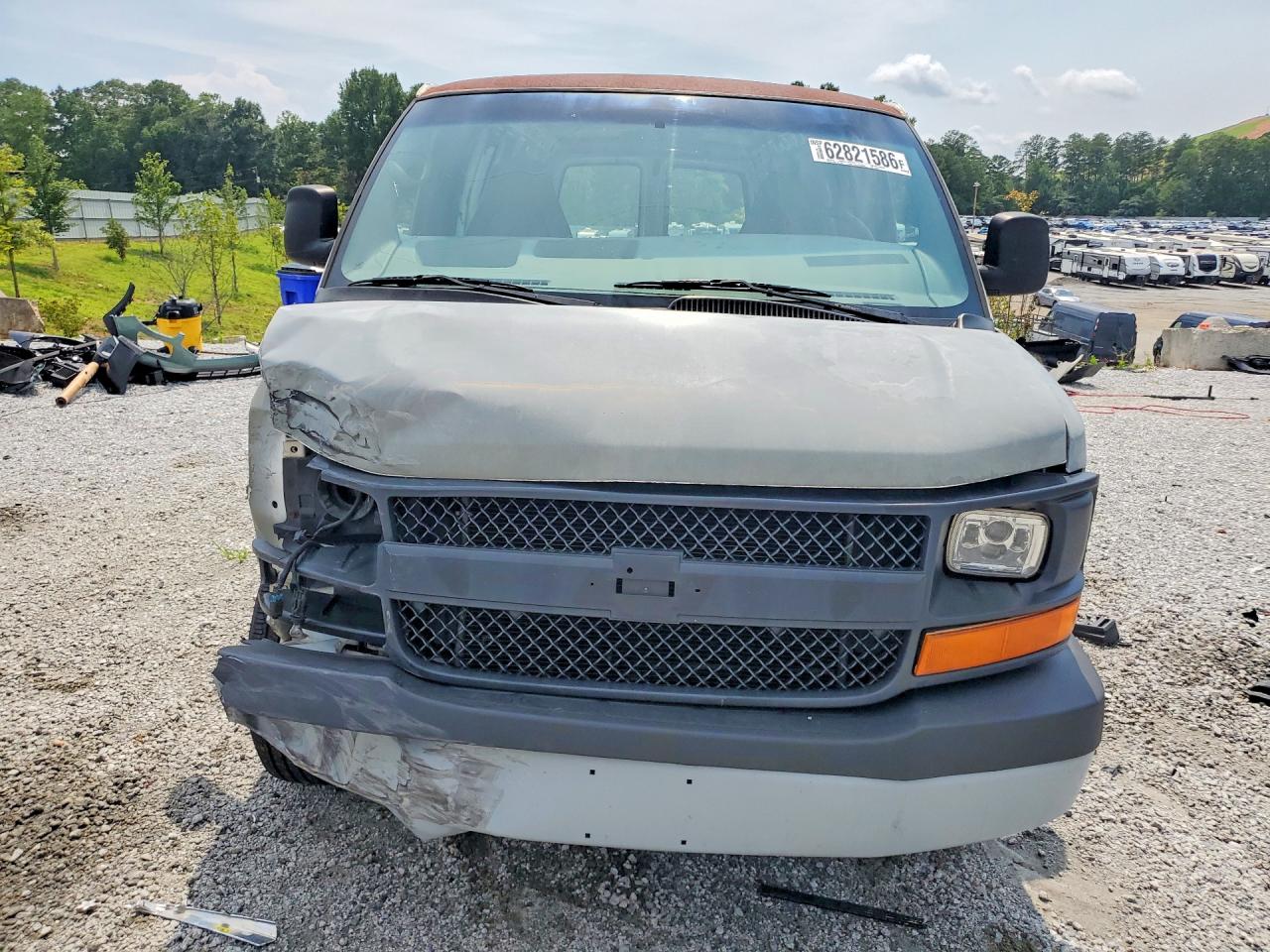 2007 Chevrolet Express G2500 Белый vin: 1GCGG25VX71148493