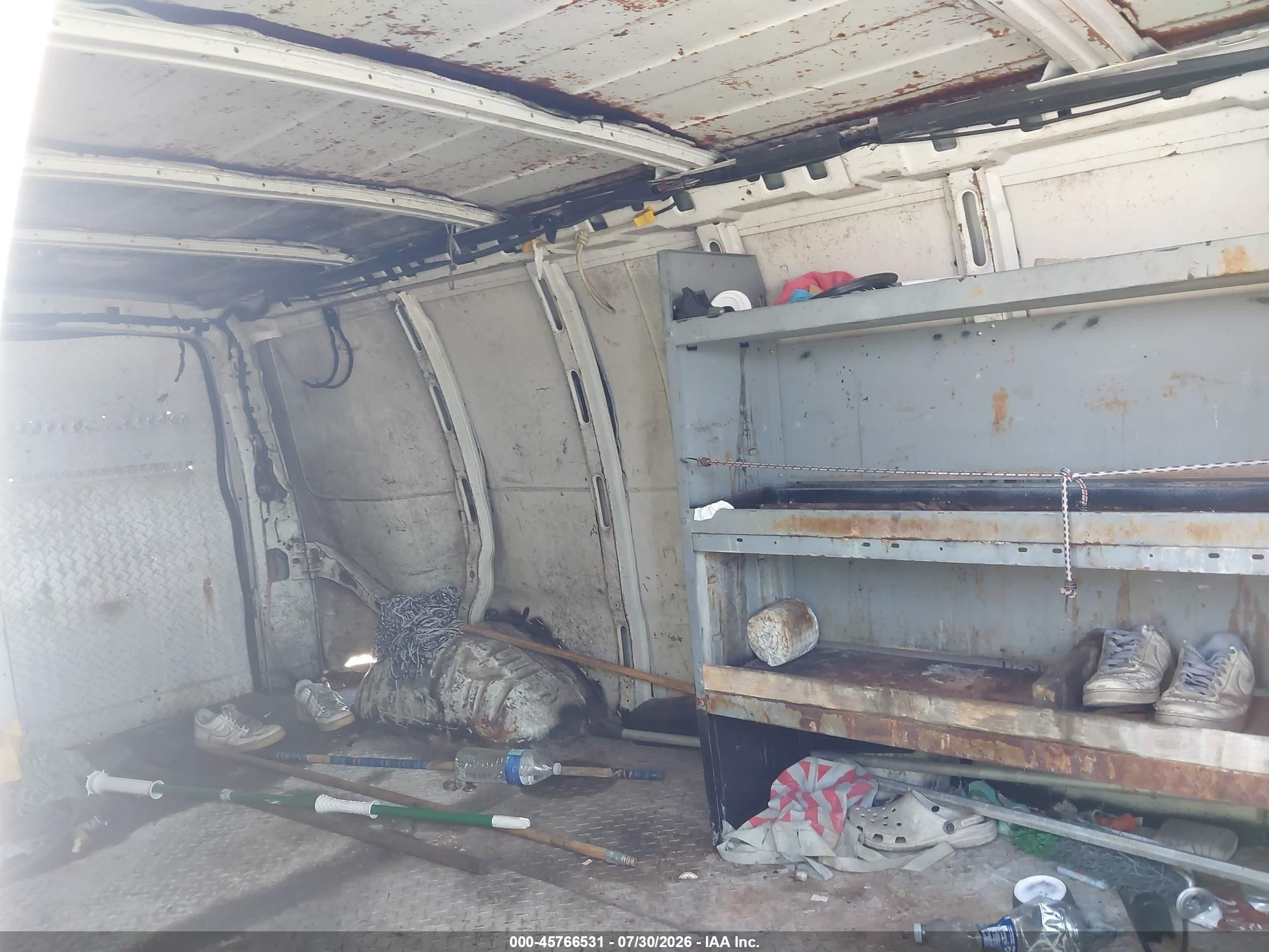 2008 Chevrolet Express Cargo Van Work Van White vin: 1GCGG29C881221094