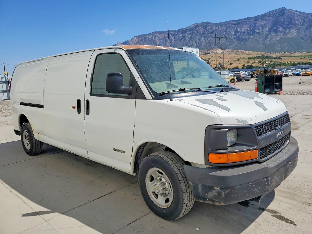 2003 Chevrolet Express G2500 White vin: 1GCGG29U131122554
