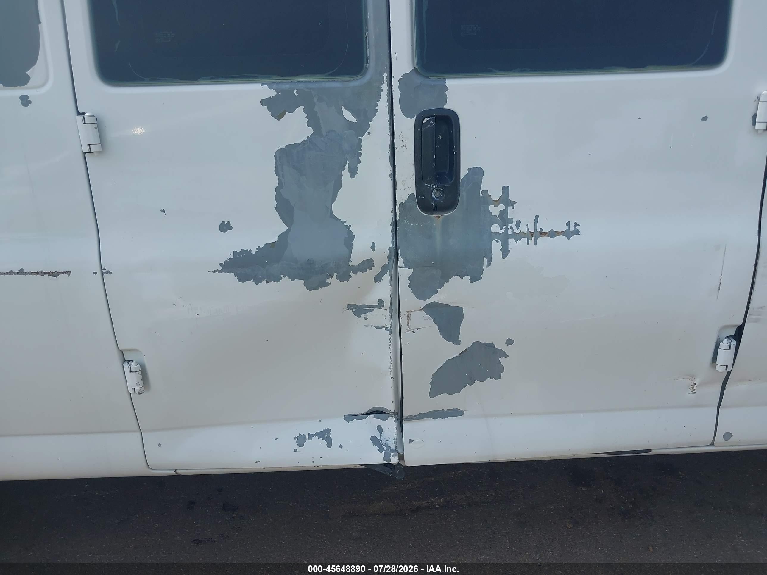 2006 Chevrolet Express Cargo Van Work Van White vin: 1GCGG29V961105367