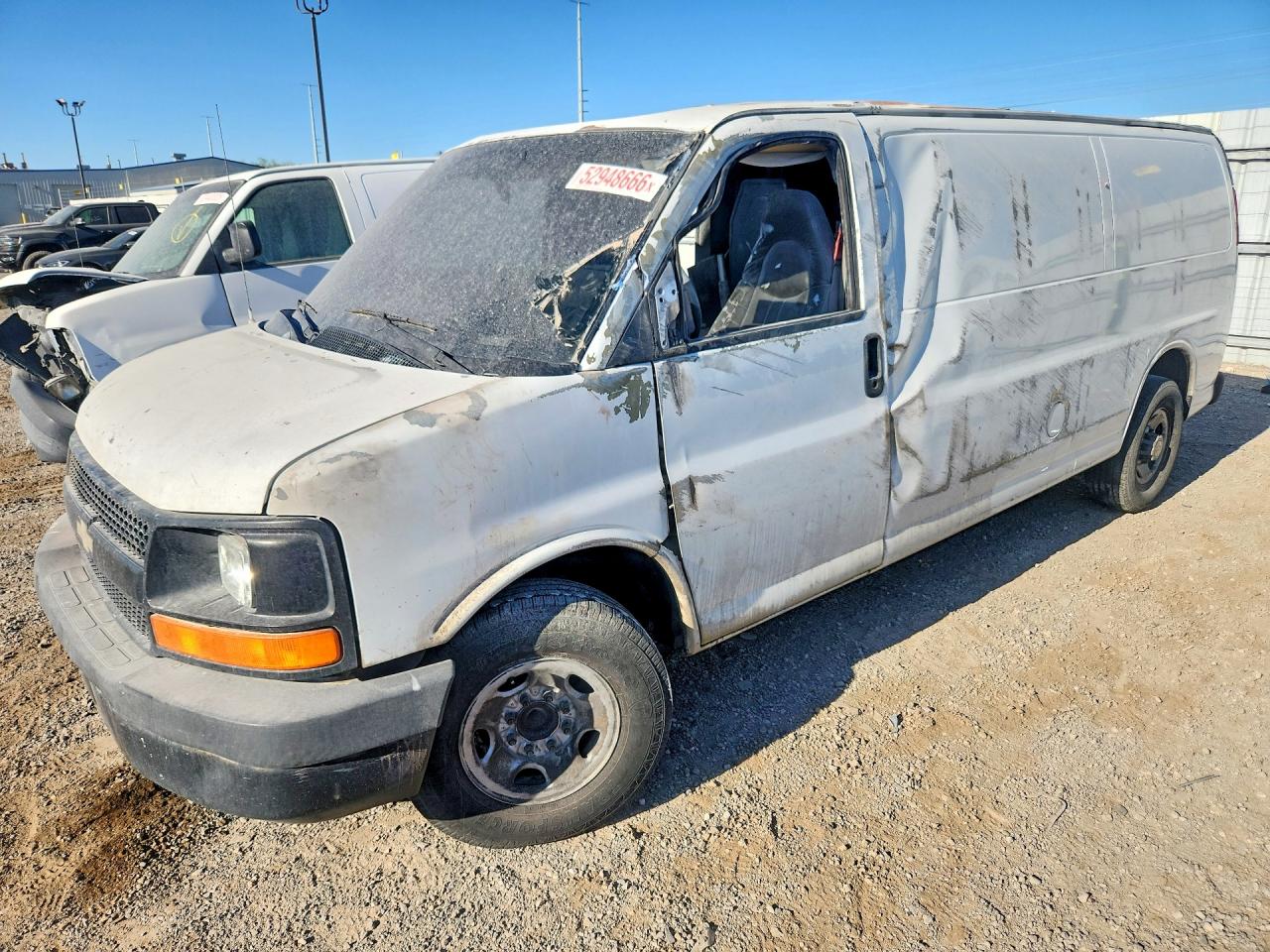 2007 Chevrolet Express G2500 Белый vin: 1GCGG29V971124941
