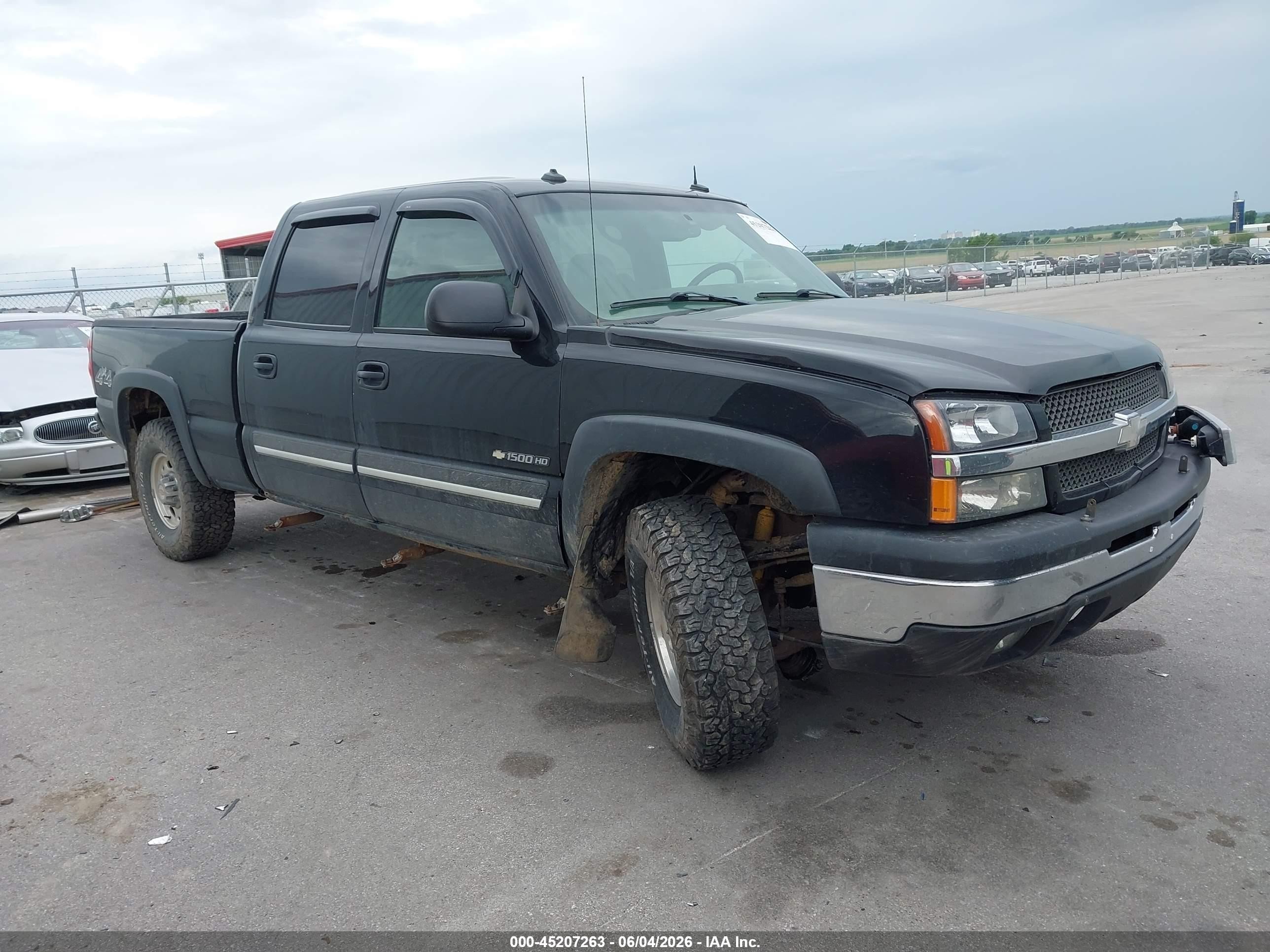 2003 Chevrolet Silverado 1500hd Lt Black vin: 1GCGK13U23F142736