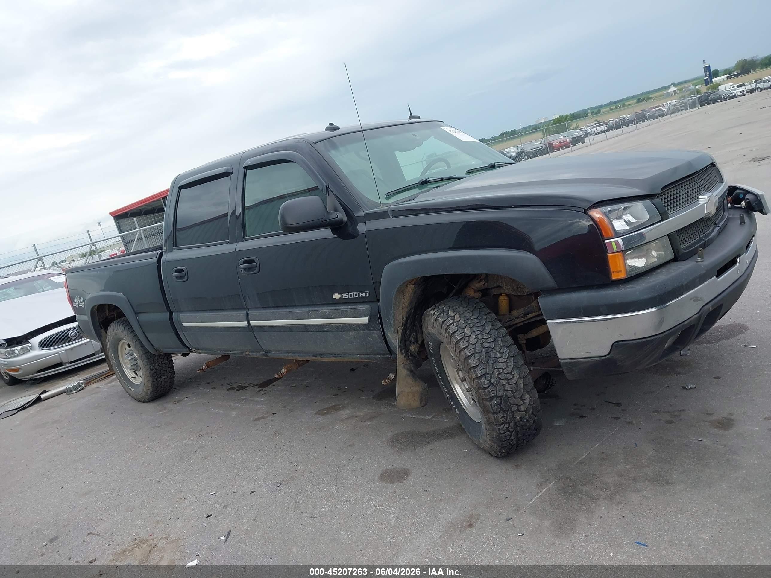 2003 Chevrolet Silverado 1500hd Lt Black vin: 1GCGK13U23F142736