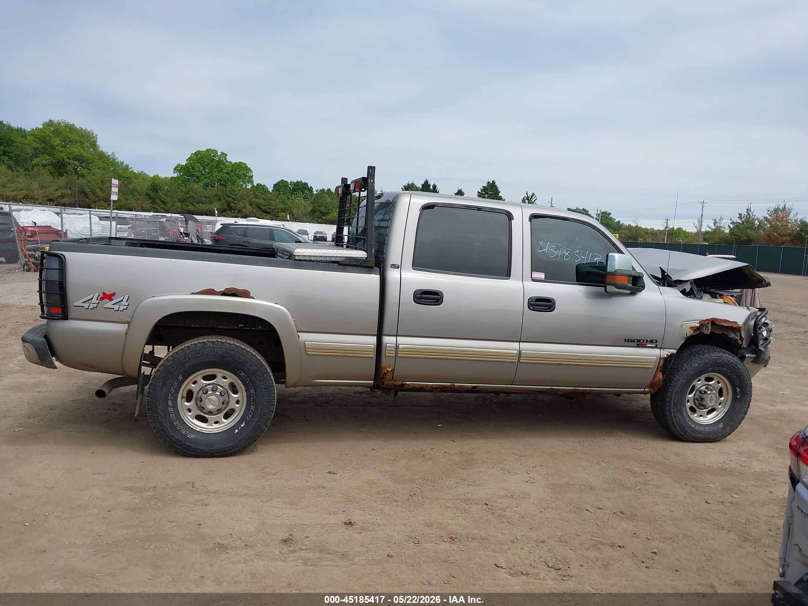 2002 Chevrolet Silverado 1500hd Lt Tan vin: 1GCGK13U32F212937