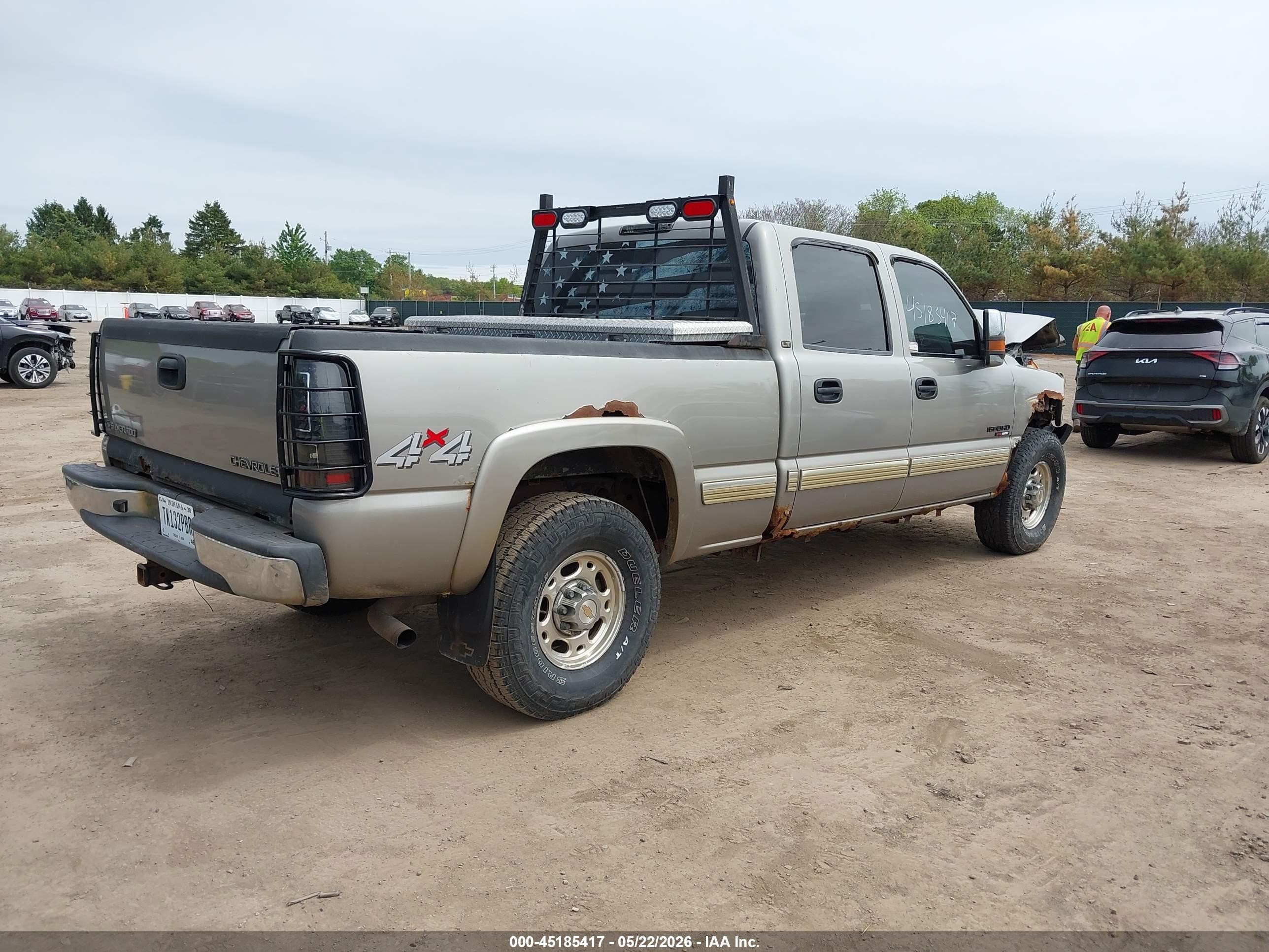 2002 Chevrolet Silverado 1500hd Lt Tan vin: 1GCGK13U32F212937