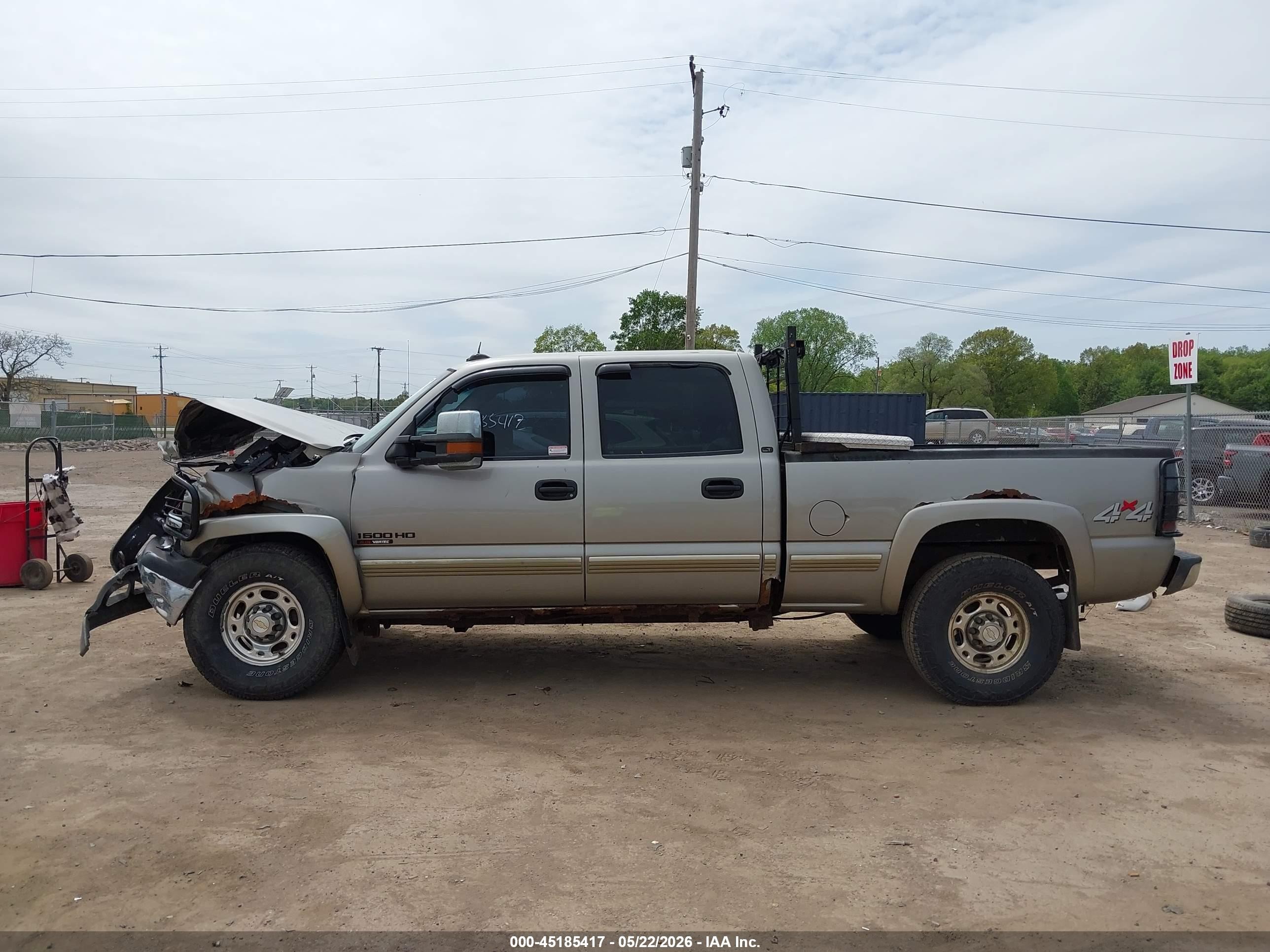 2002 Chevrolet Silverado 1500hd Lt Tan vin: 1GCGK13U32F212937