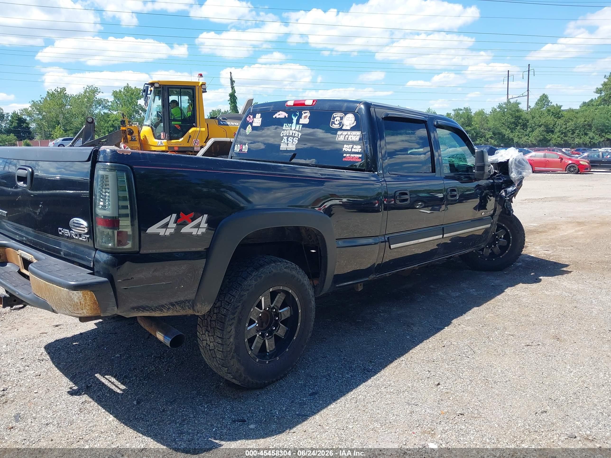 2003 Chevrolet Silverado 1500hd Ls Black vin: 1GCGK13U33F209098