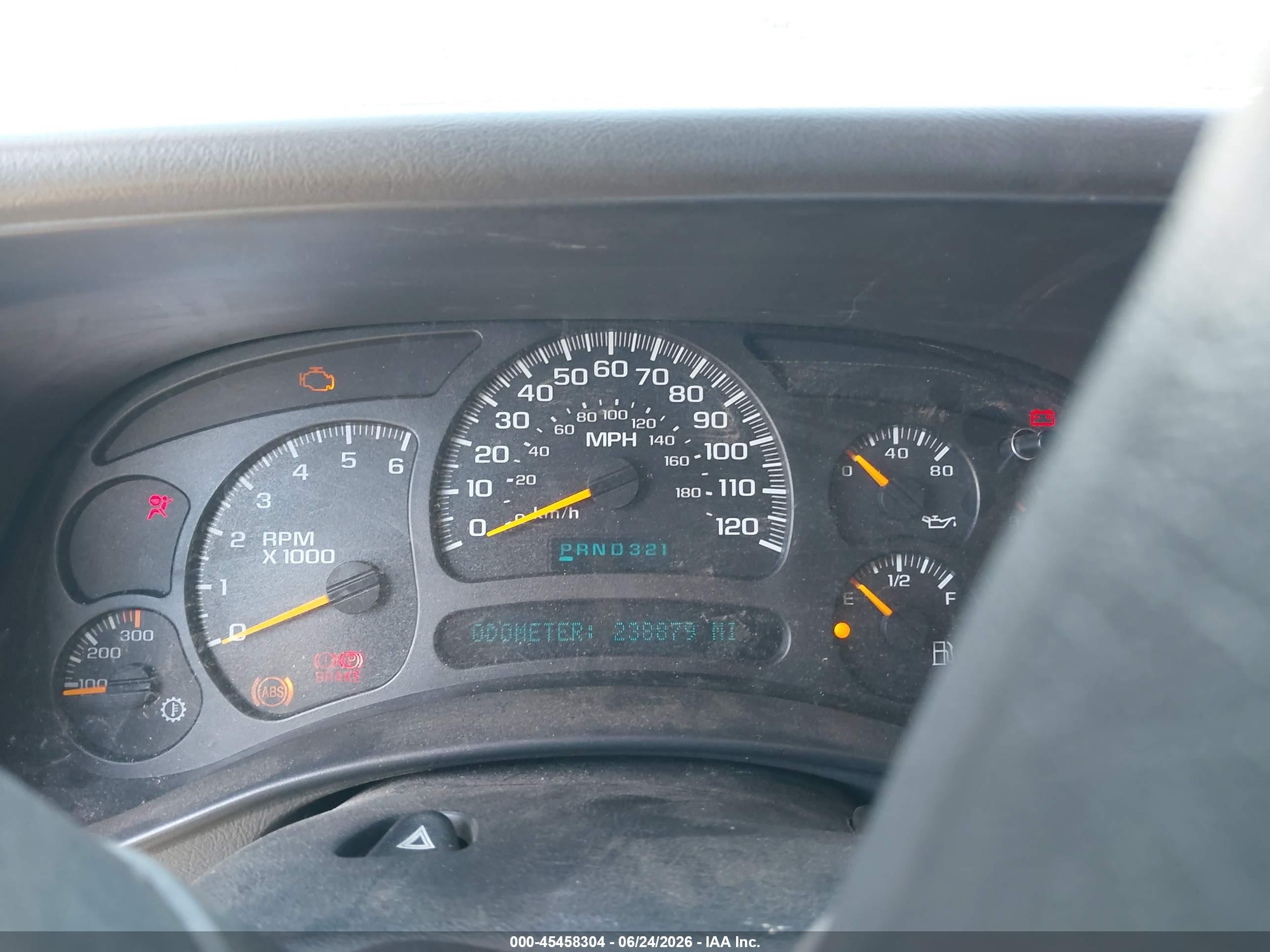 2003 Chevrolet Silverado 1500hd Ls Black vin: 1GCGK13U33F209098