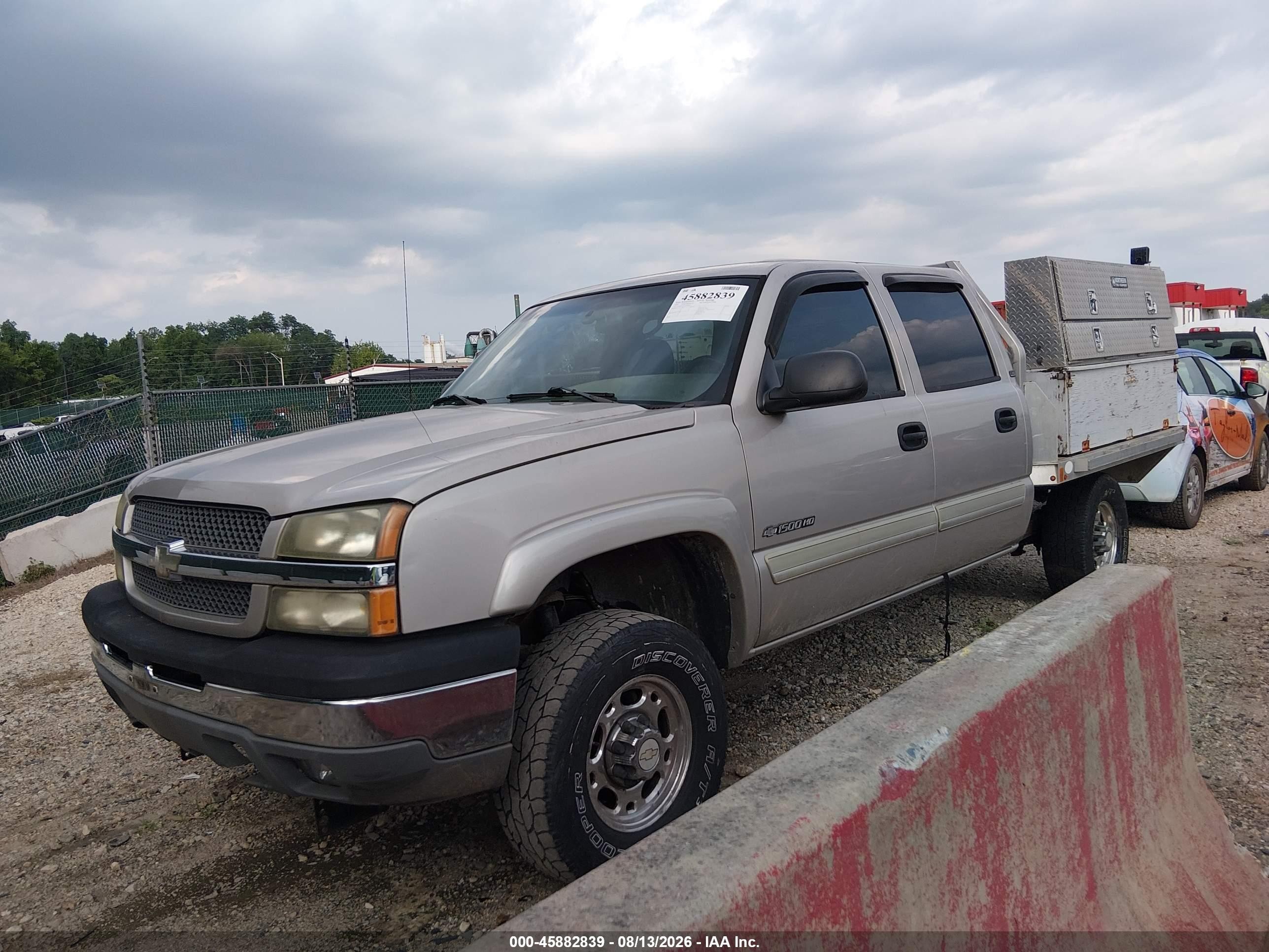 2005 Chevrolet Silverado 1500hd Ls Золотой vin: 1GCGK13U35F950953