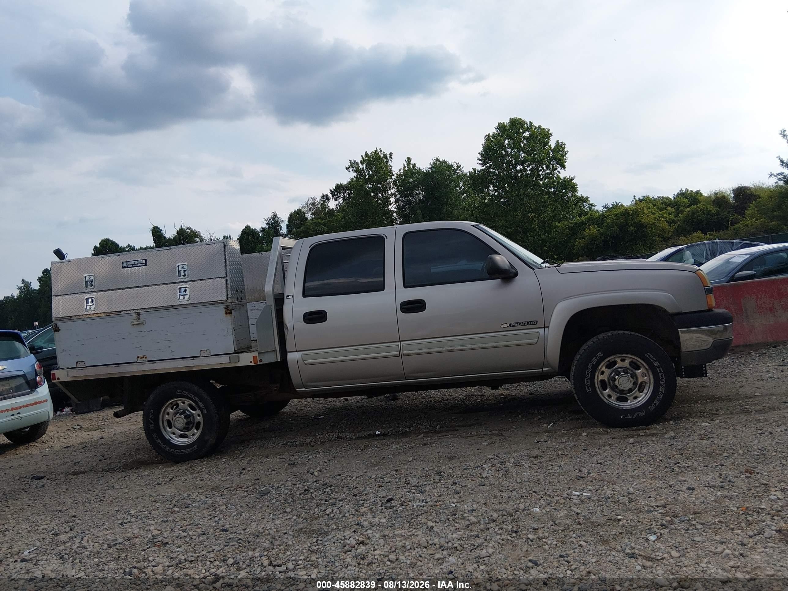 2005 Chevrolet Silverado 1500hd Ls Золотой vin: 1GCGK13U35F950953