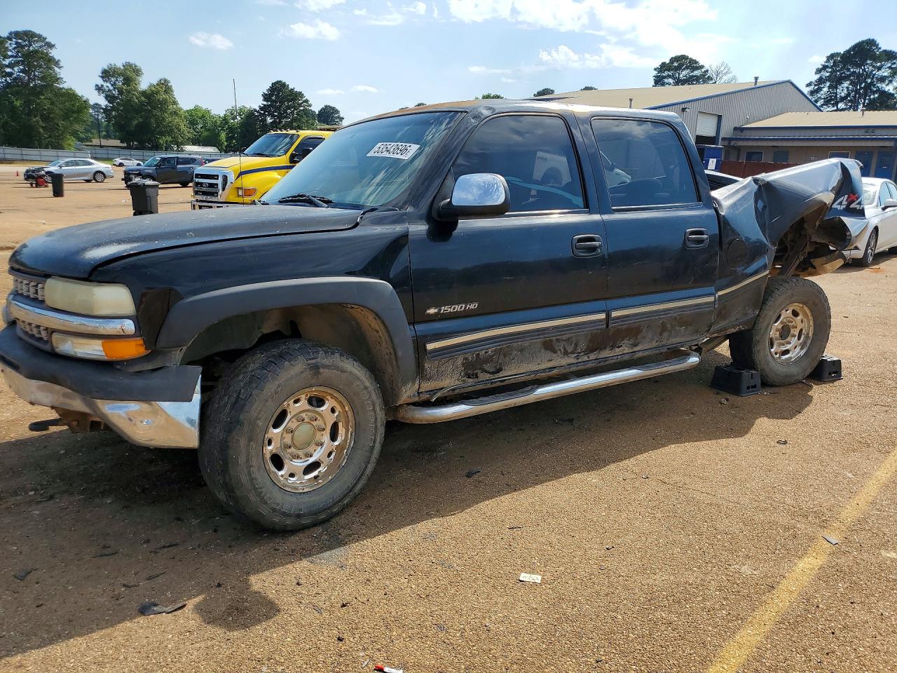 2001 Chevrolet Silverado K1500 Heavy Duty Black vin: 1GCGK13U41F137373